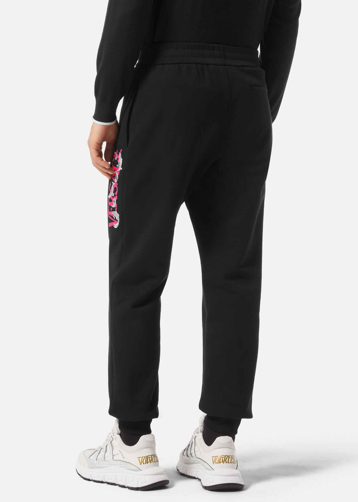 Silver Baroque Sweatpants - 4
