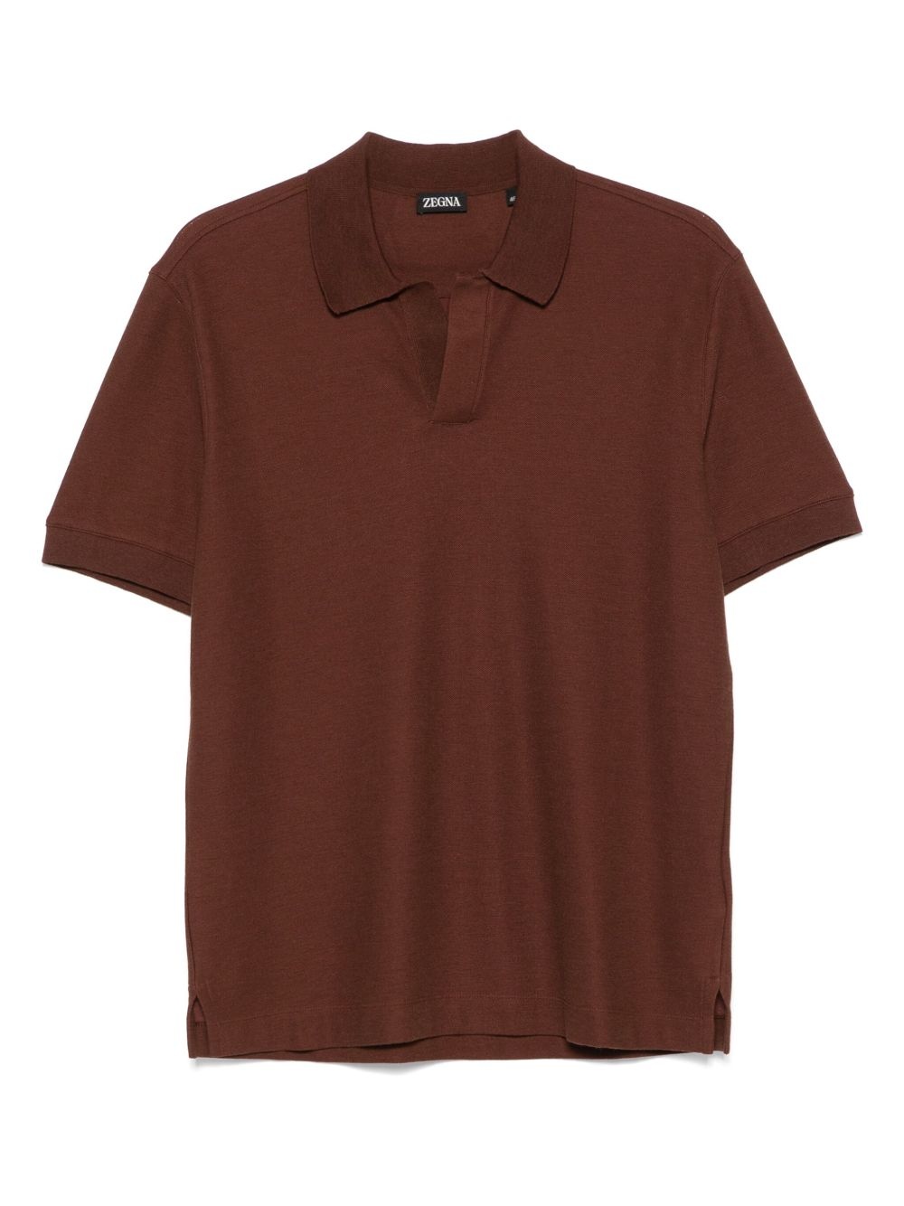 polo-collar T-shirt - 1