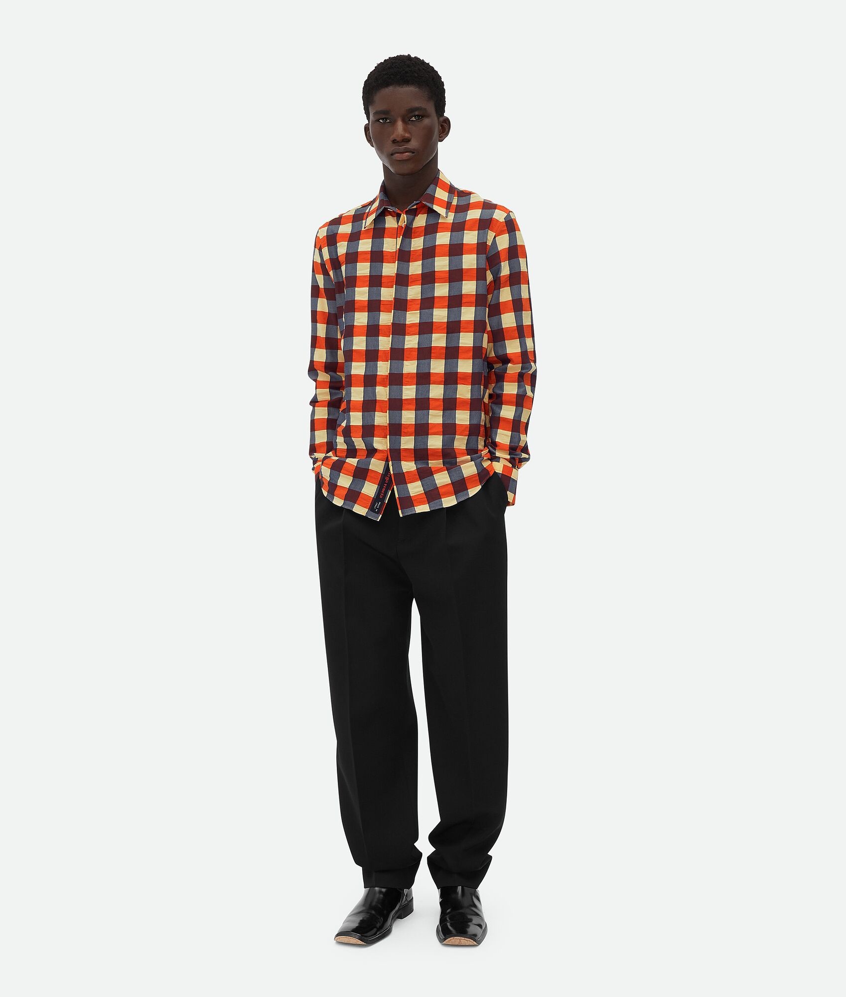 Gingham Cotton Shirt - 4