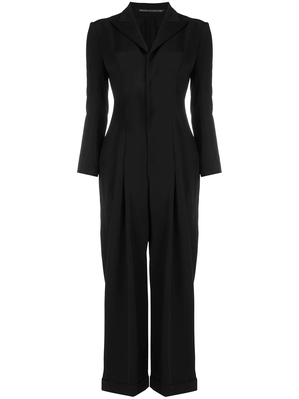 blazer wide-leg jumpsuit - 1