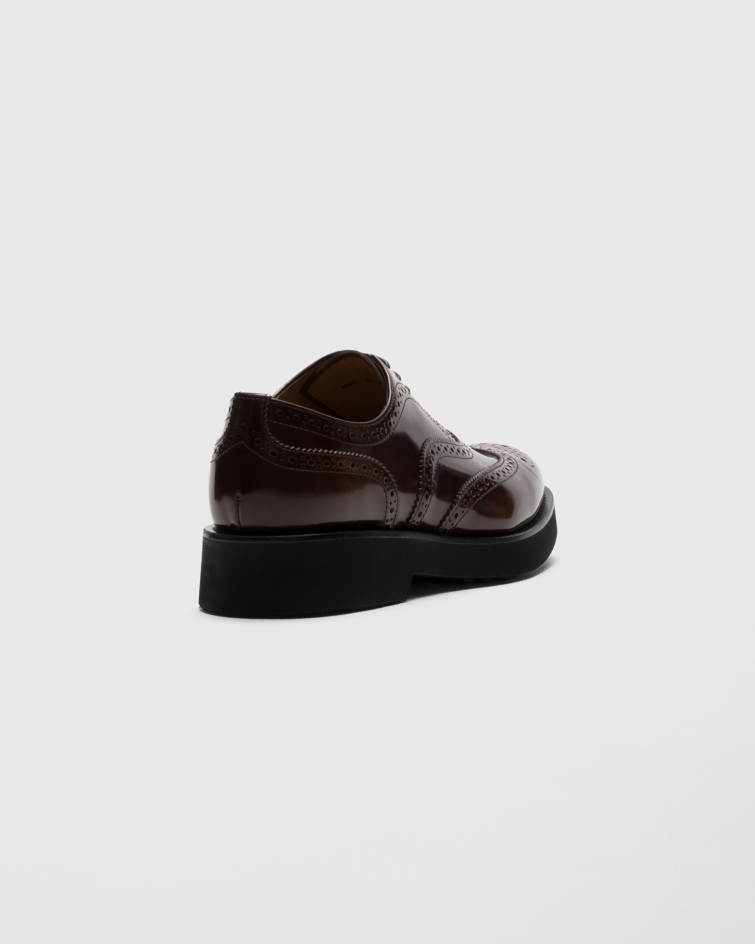Polished Fumé Oxford Brogue - 4