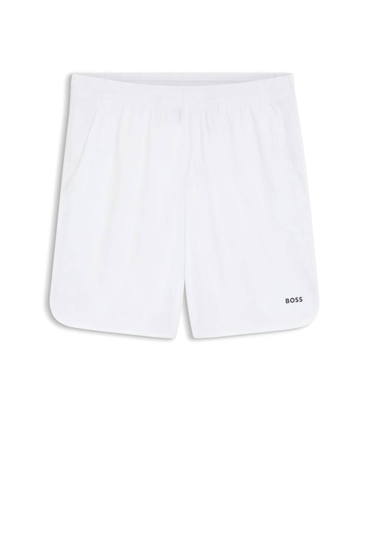 ACTIVE STRETCH-FABRIC SHORTS WITH MESH POCKET BAGS - 1