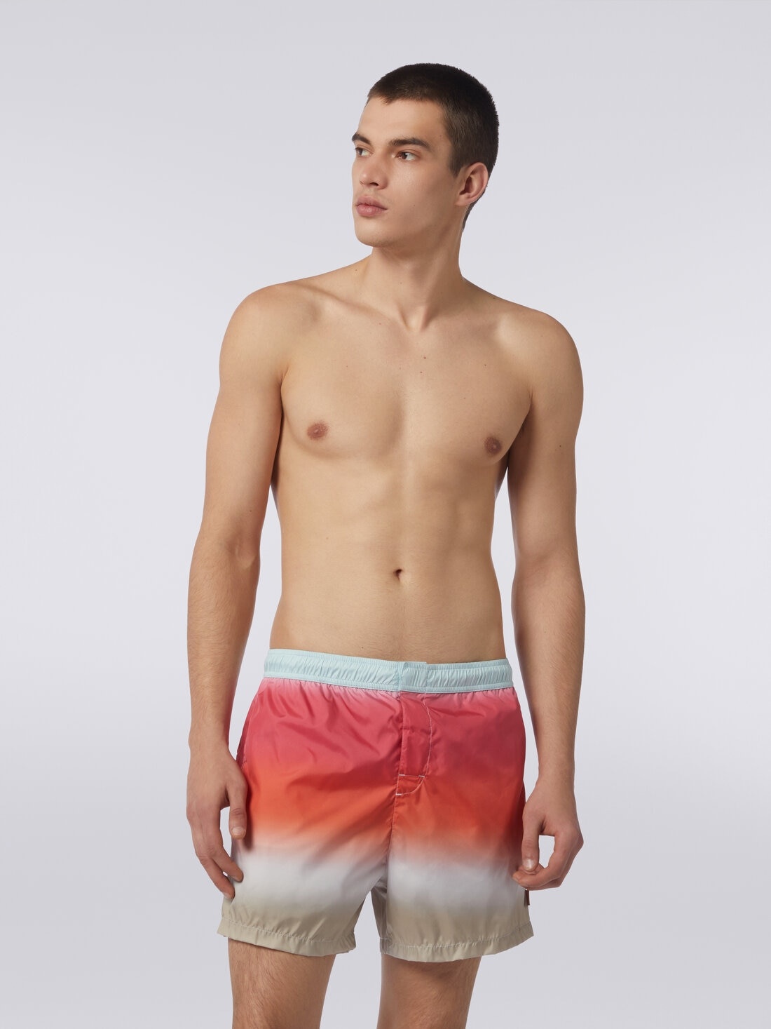 Dégradé print swimming trunks - 2