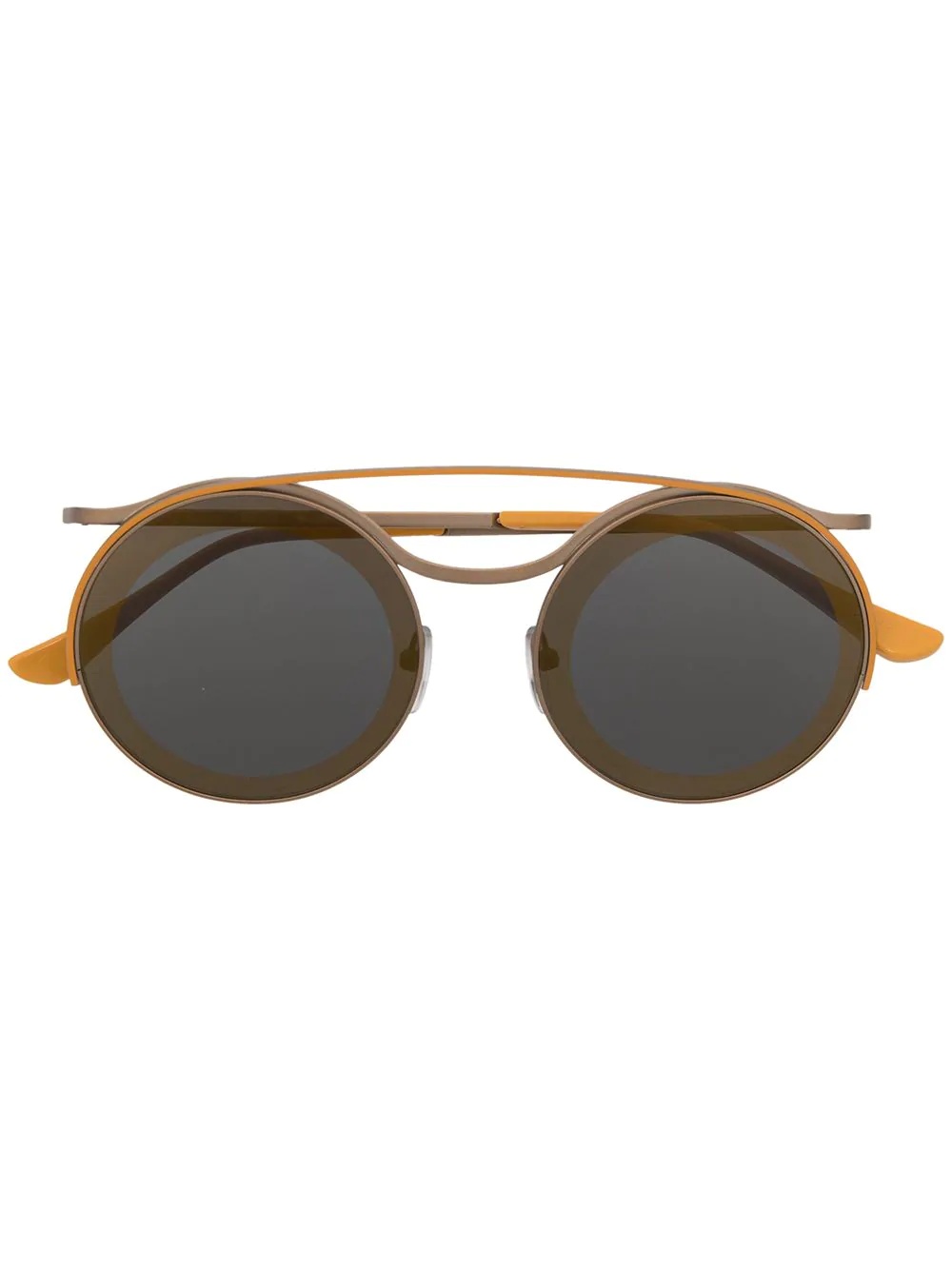 tinted round-eye sunglasses - 1