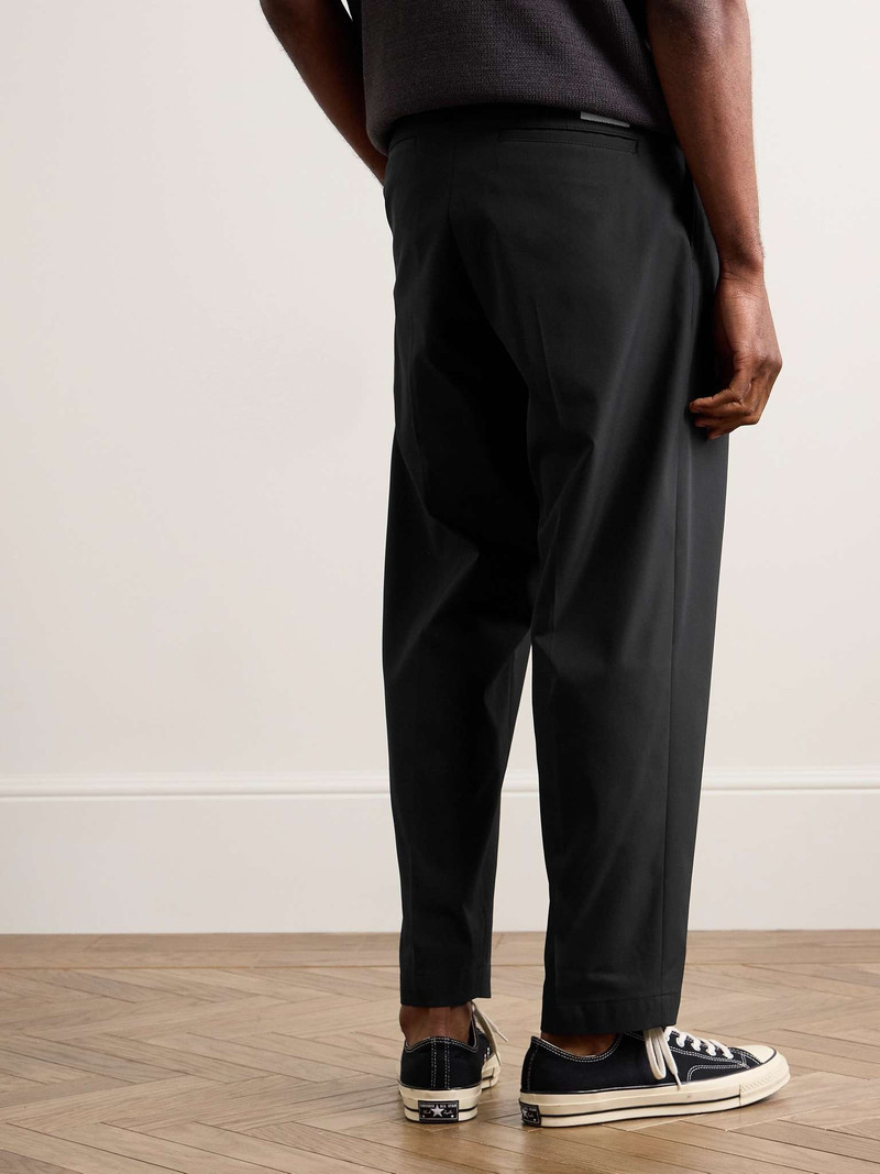 Tapered Pleated Twill Trousers 4