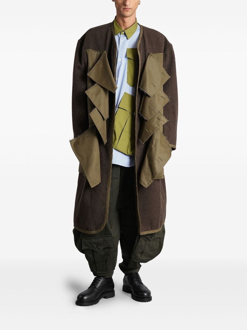 Comme des Garçons Homme Plus striped-pattern shirt outlook