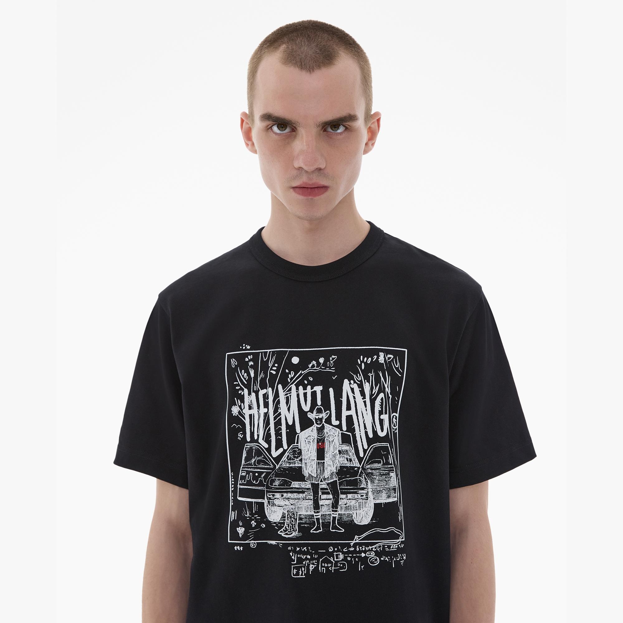 SCRIBBLED COWBOY LOGO TEE - 7