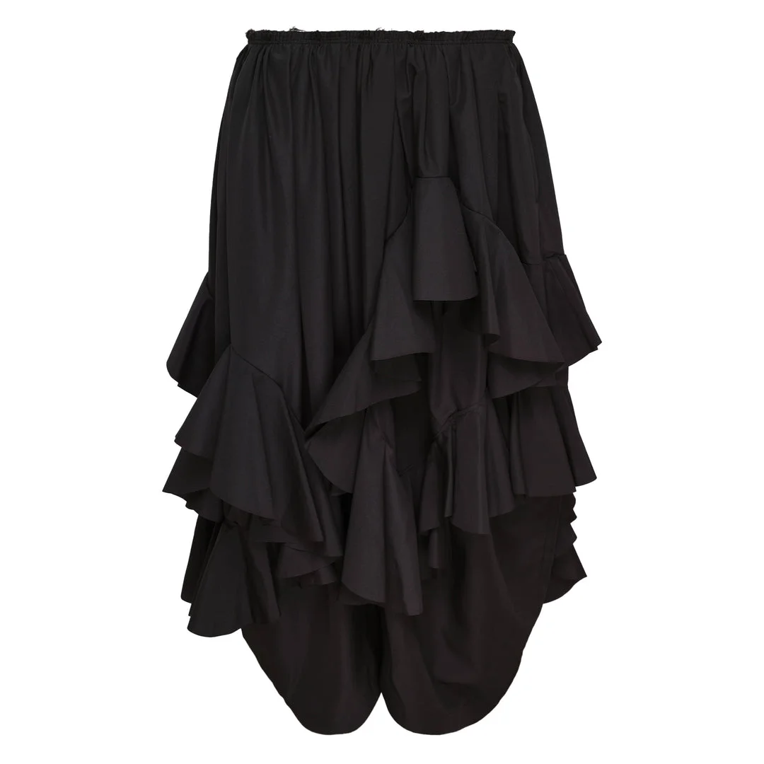 Polyester Broad Thick Pants - 1