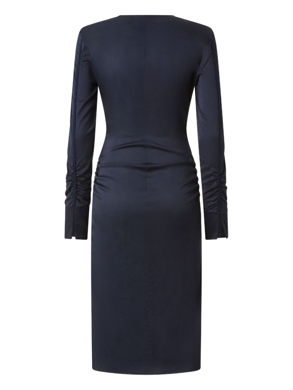 ruched midi dress - 2