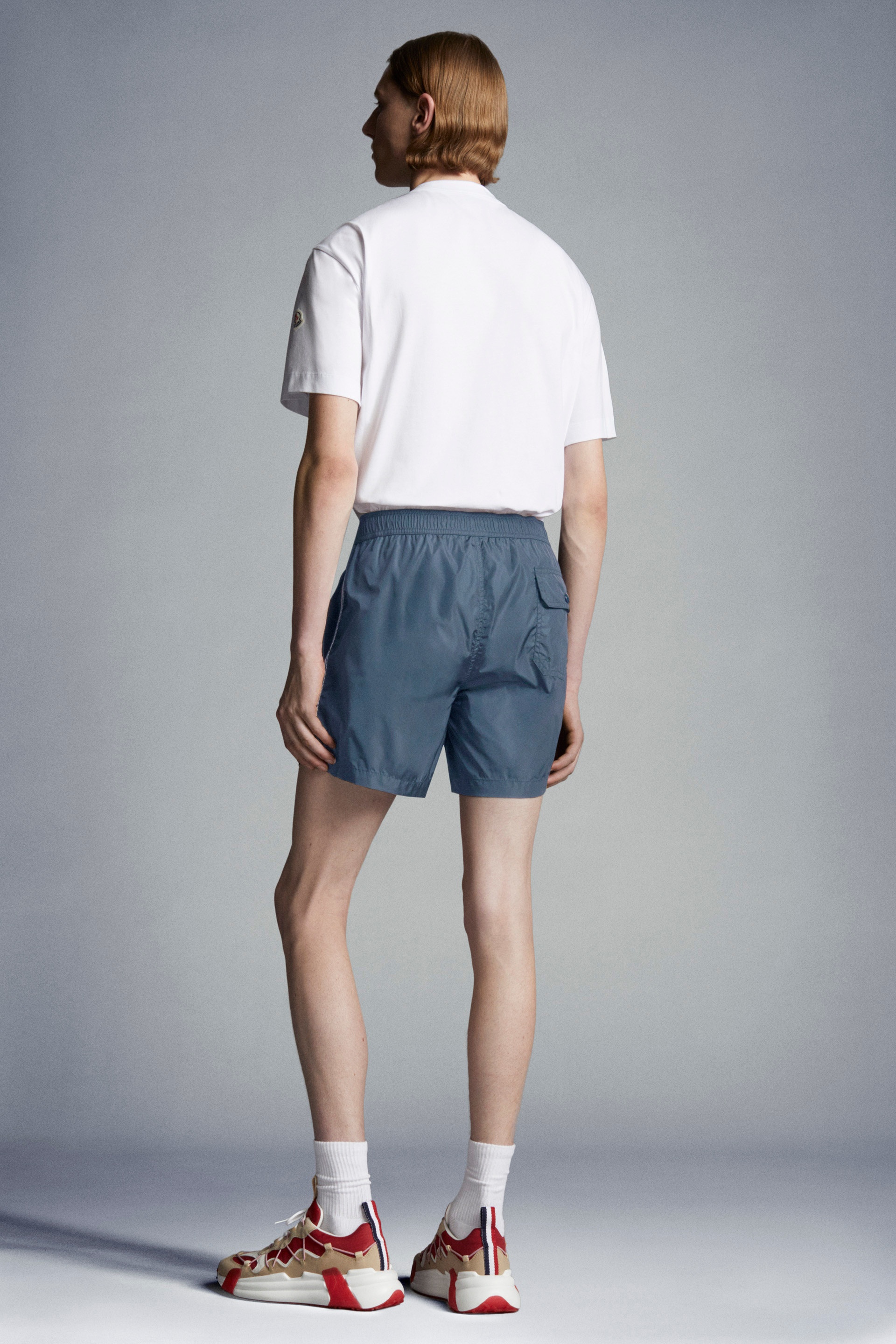 Tricolor Detail Swim Shorts - 5