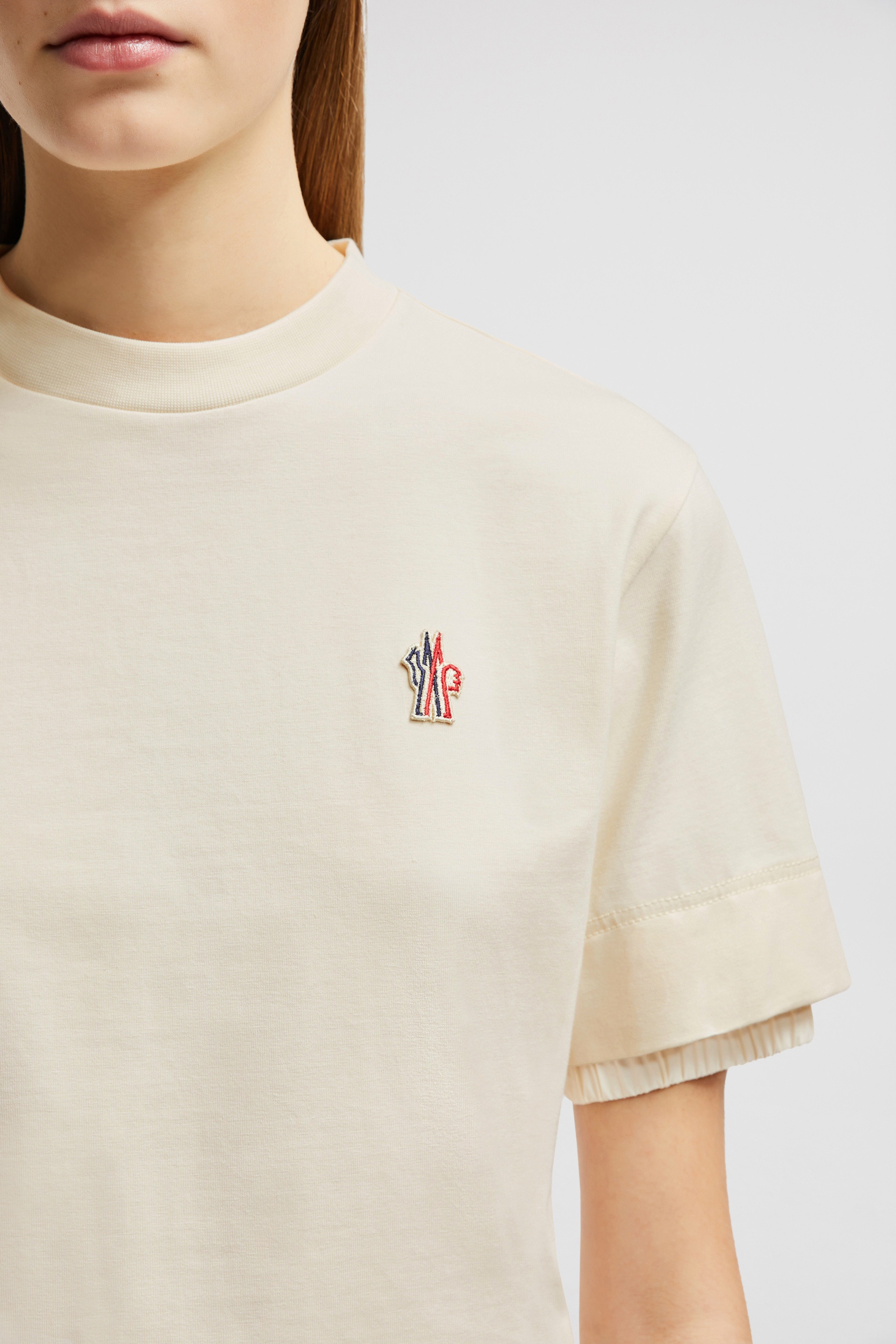 Logo Patch Cotton T-Shirt - 6