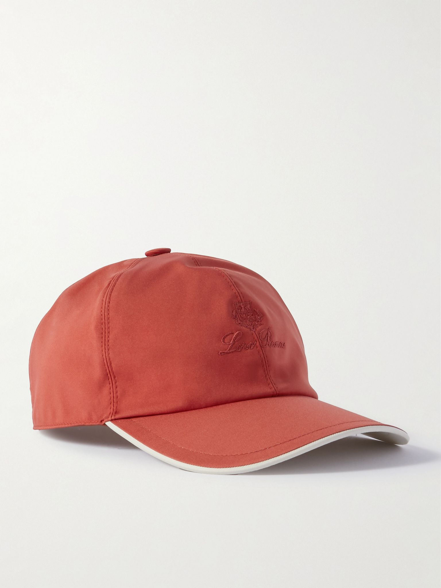 Logo-Embroidered Storm System® Shell Baseball Cap Orange - 1
