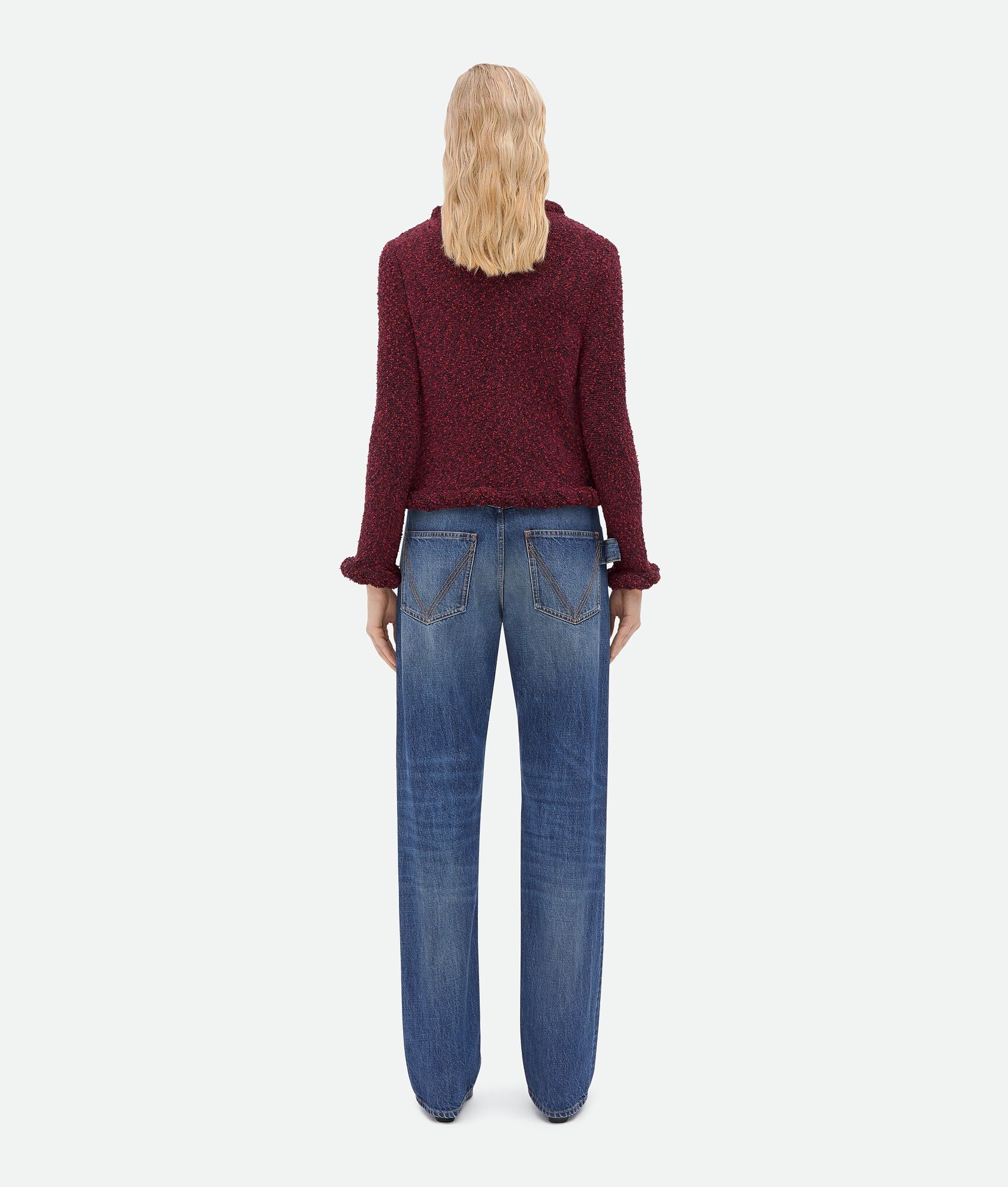 Slim Fit Towelling Viscose Cardigan - 3