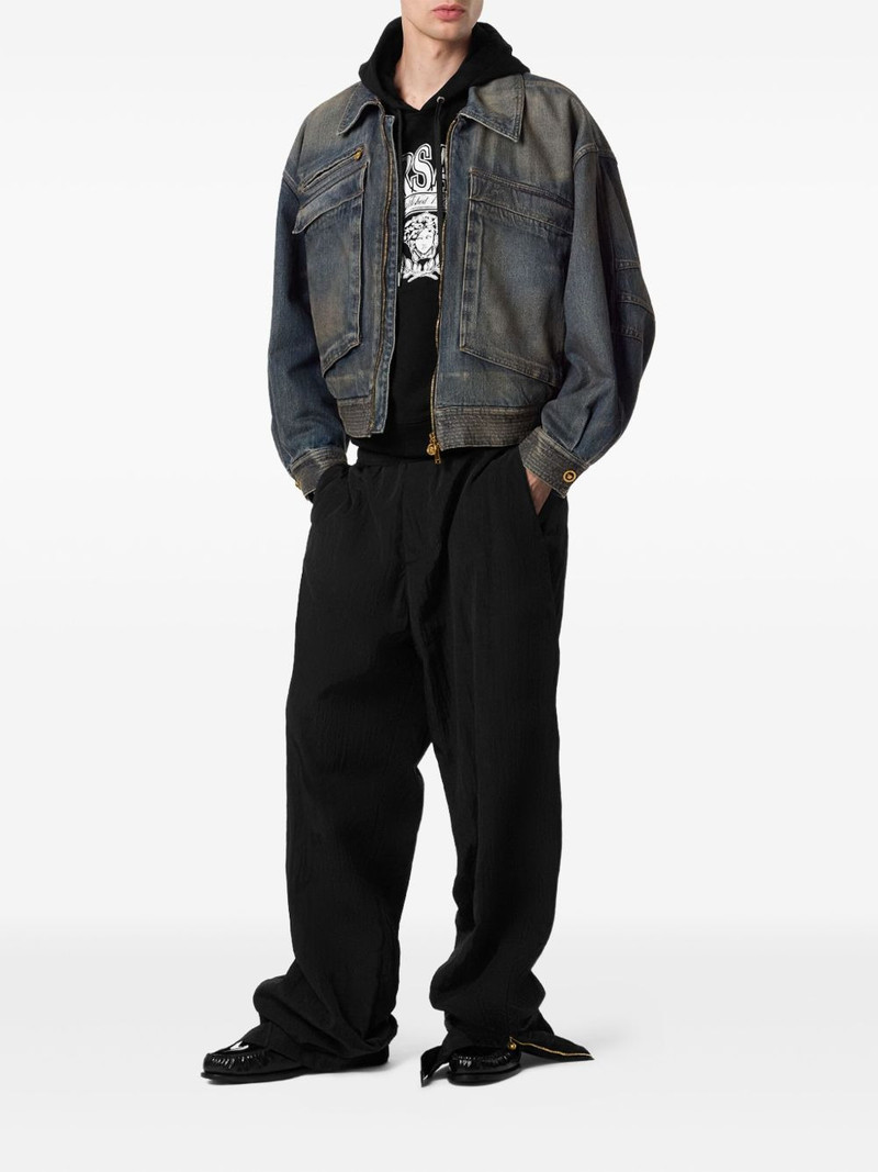 VERSACE elasticated-cuff trousers outlook