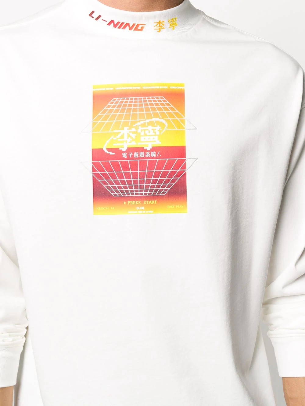 graphic print long-sleeve T-shirt - 5