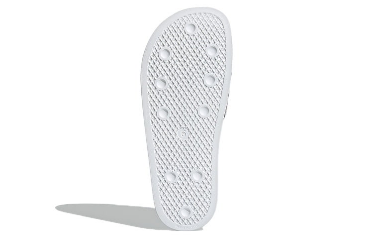 (WMNS) adidas Adilette Slide 'White Iridescent' FV0041 - 7