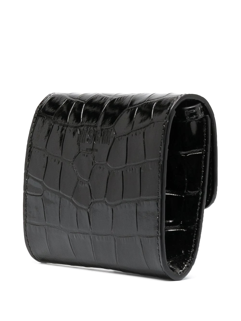 crocodile-effect crossbody bag - 3