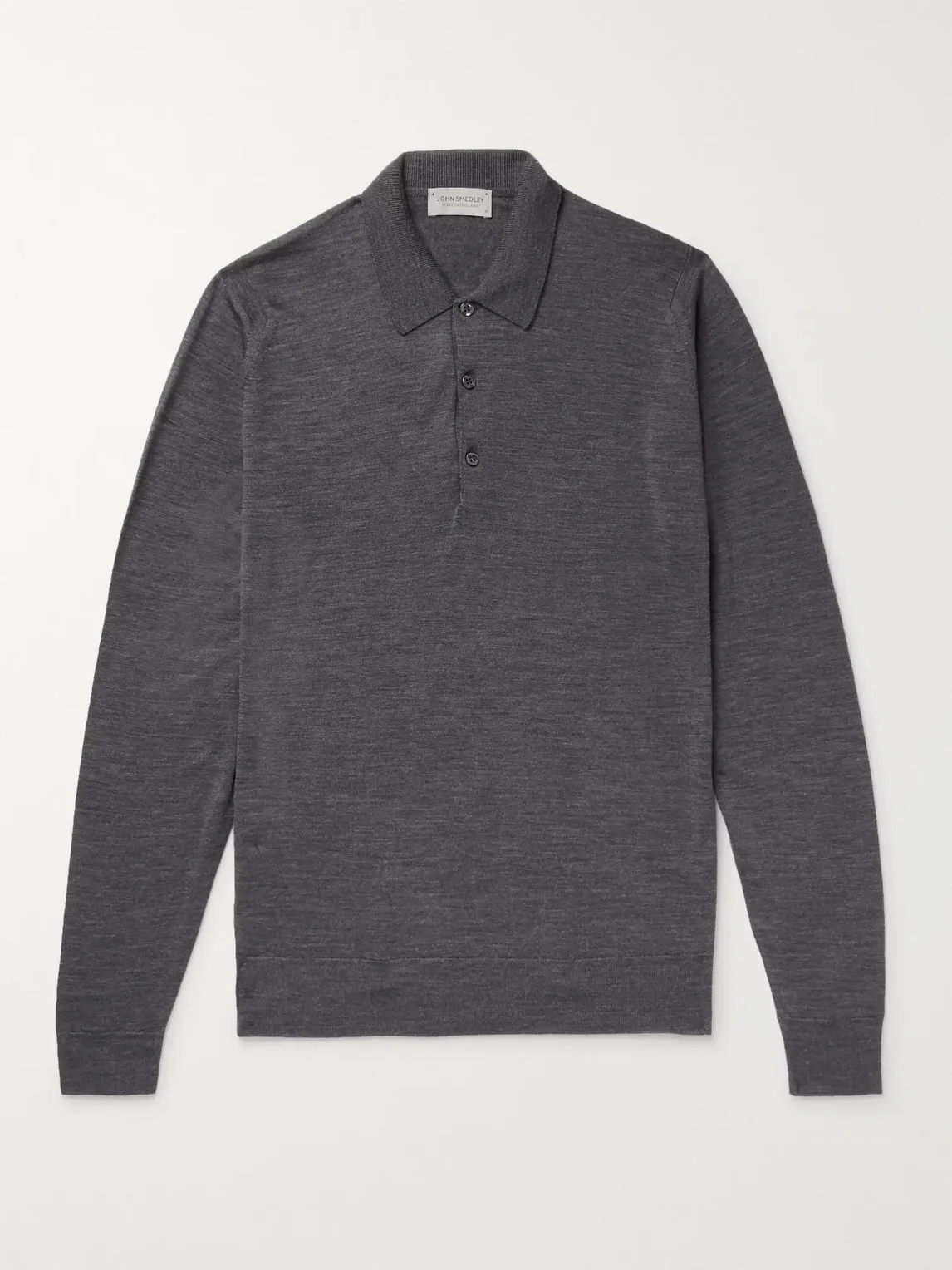 Belper Slim-Fit Merino Wool Polo Shirt - 1