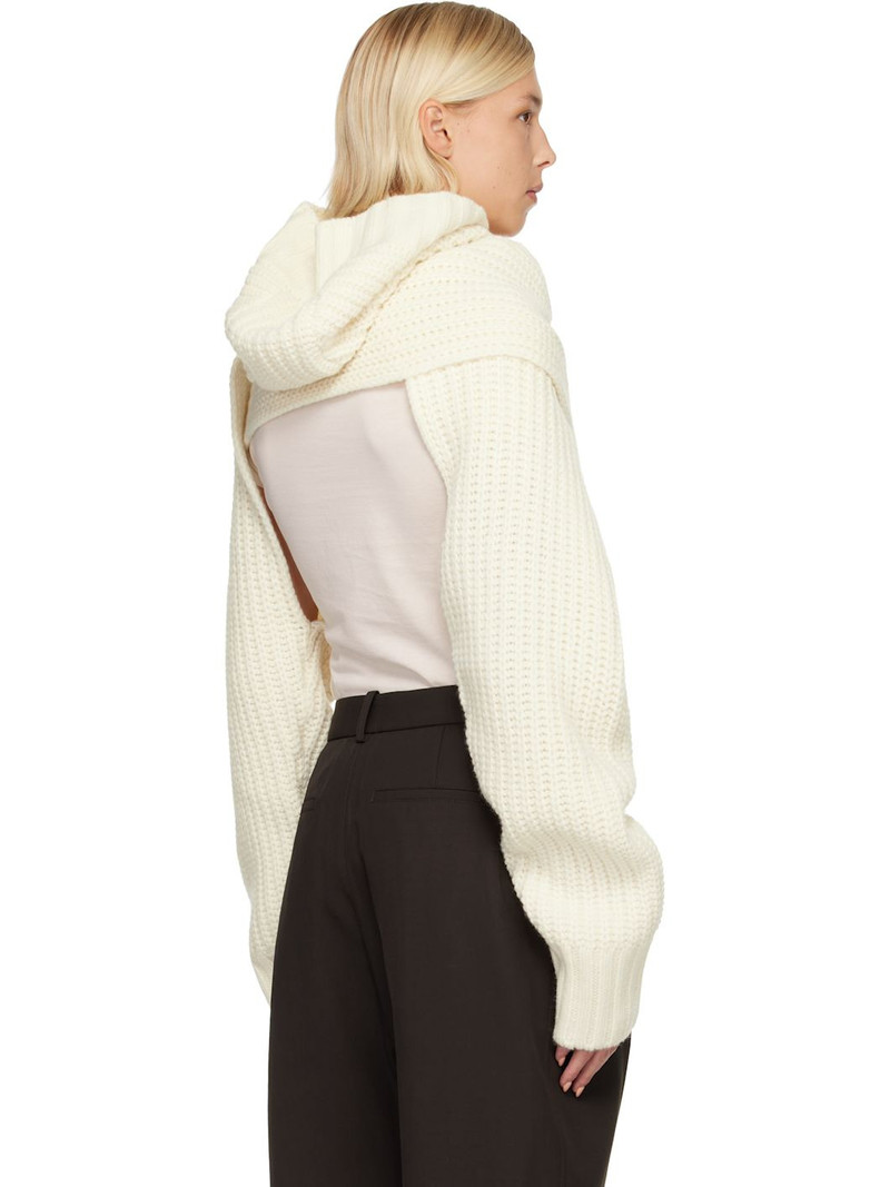 Off-White Wool Knit Pullover Turtleneck 3