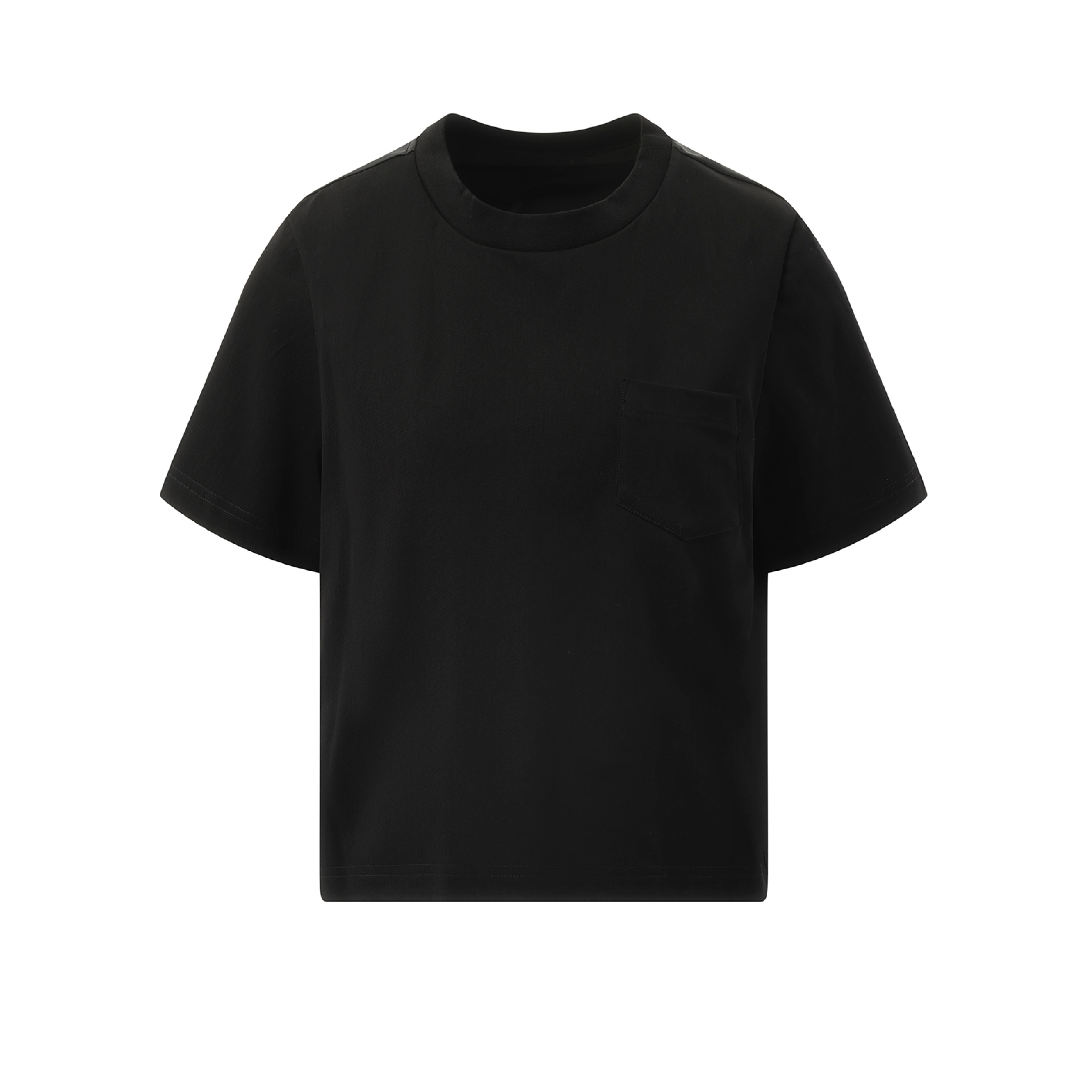 新品サカイ nylon Twill Mix Cotton T-Shirt Sacai Nylon Twill Mix Cotton Jersey T-Shirt in Black – Hampden