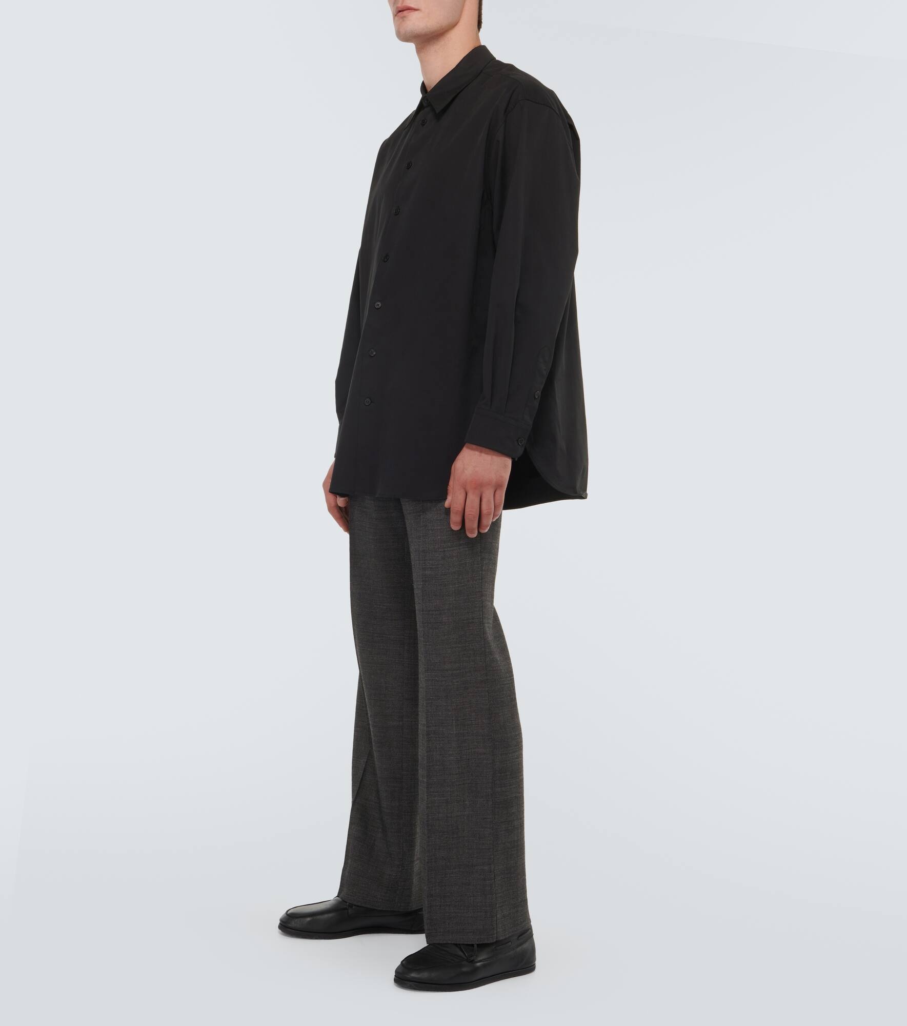 Lukre oversized cotton-blend poplin shirt - 2