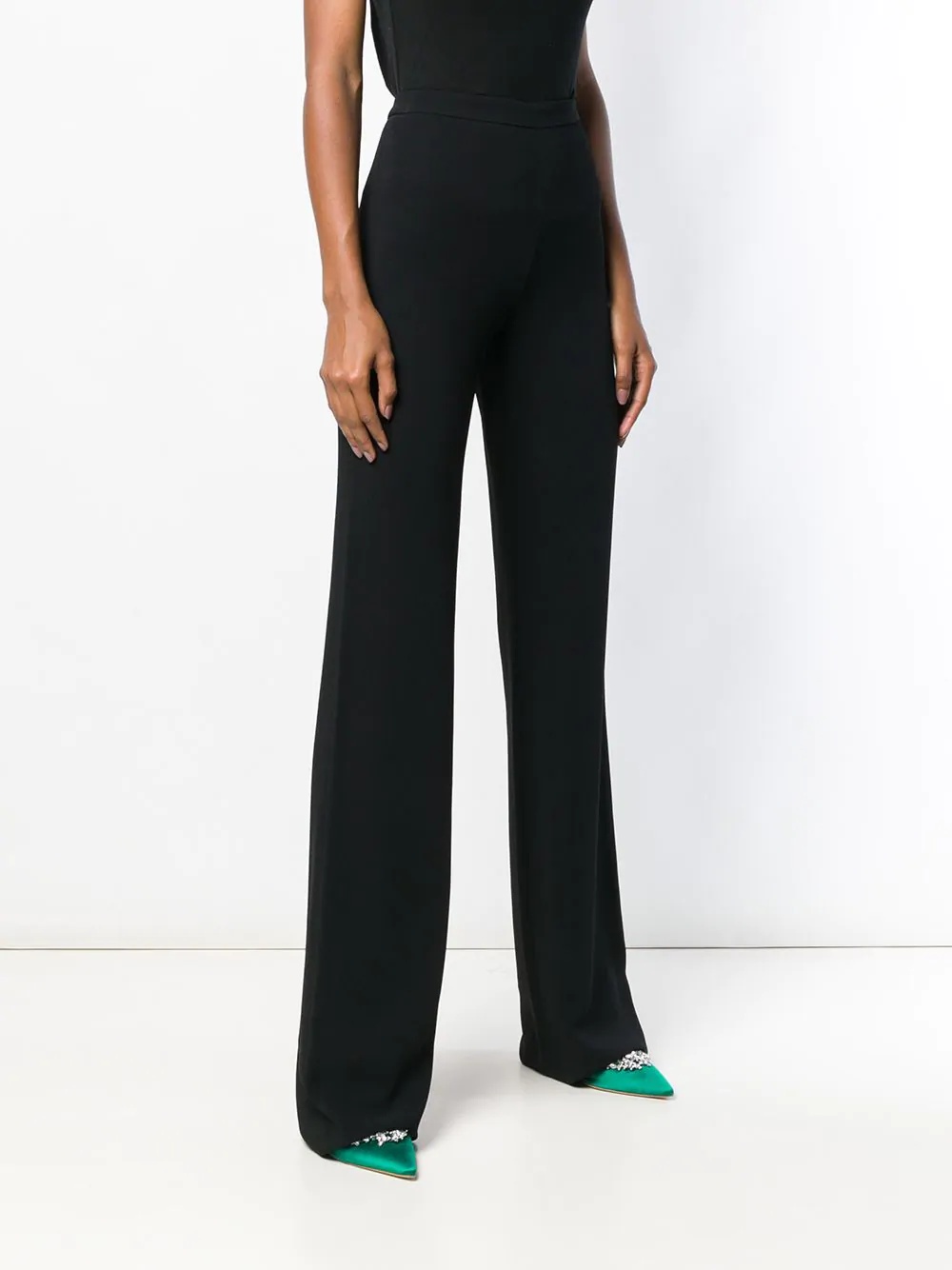 flared tailored trousers - 3