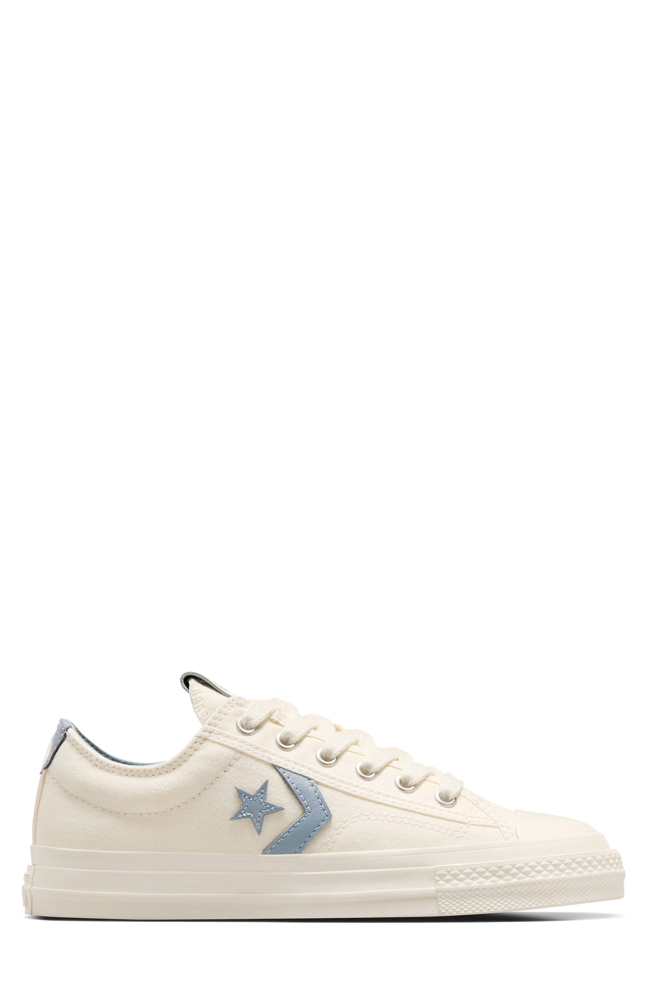 Converse Gender Inclusive Star Player 76 Oxford Sneaker in Egret/Egret/Wet Stone at Nordstrom - 2