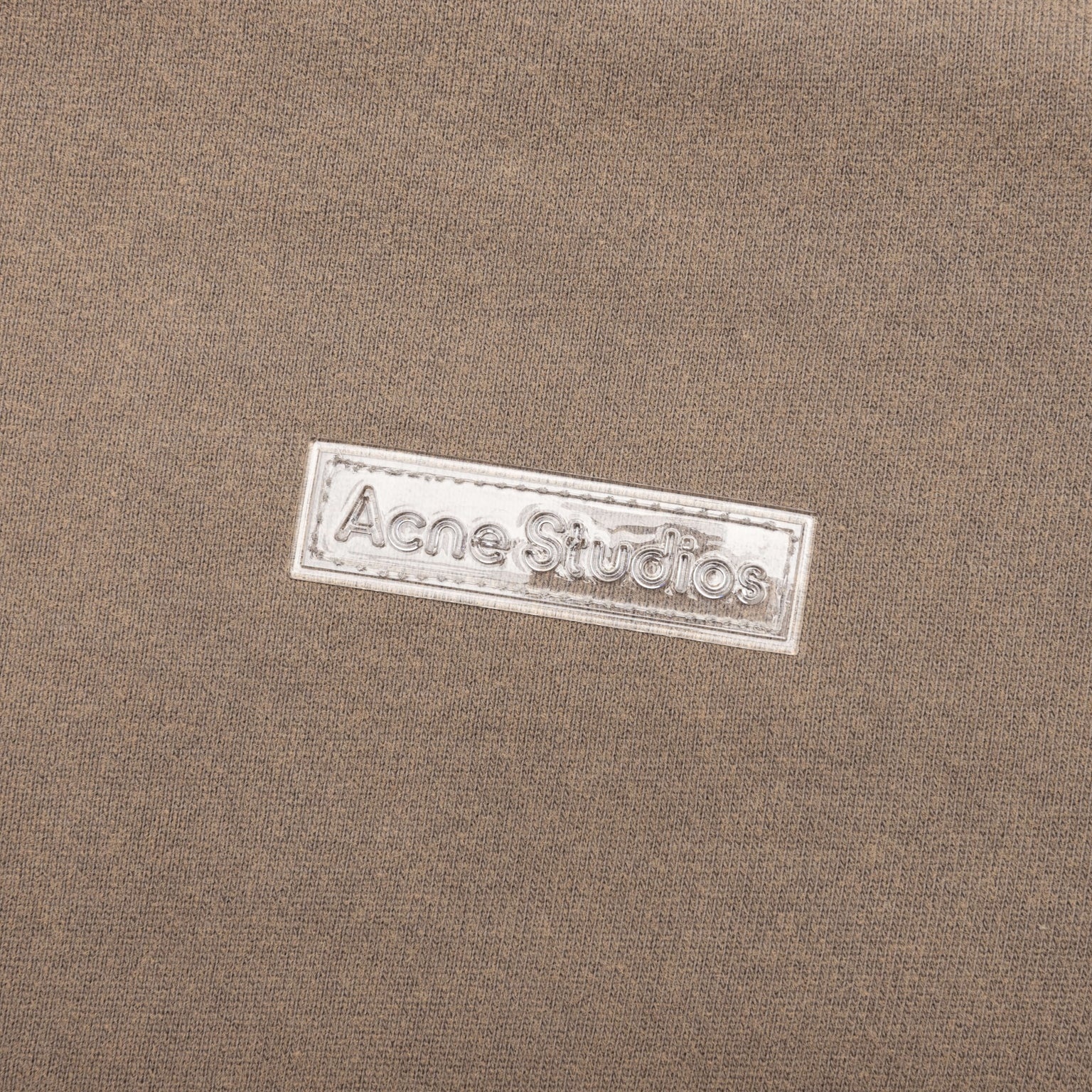 GARMENT DYED CREW NECK T-SHIRT FN-UX-TSHI000018 - TAUPE BROWN - 5