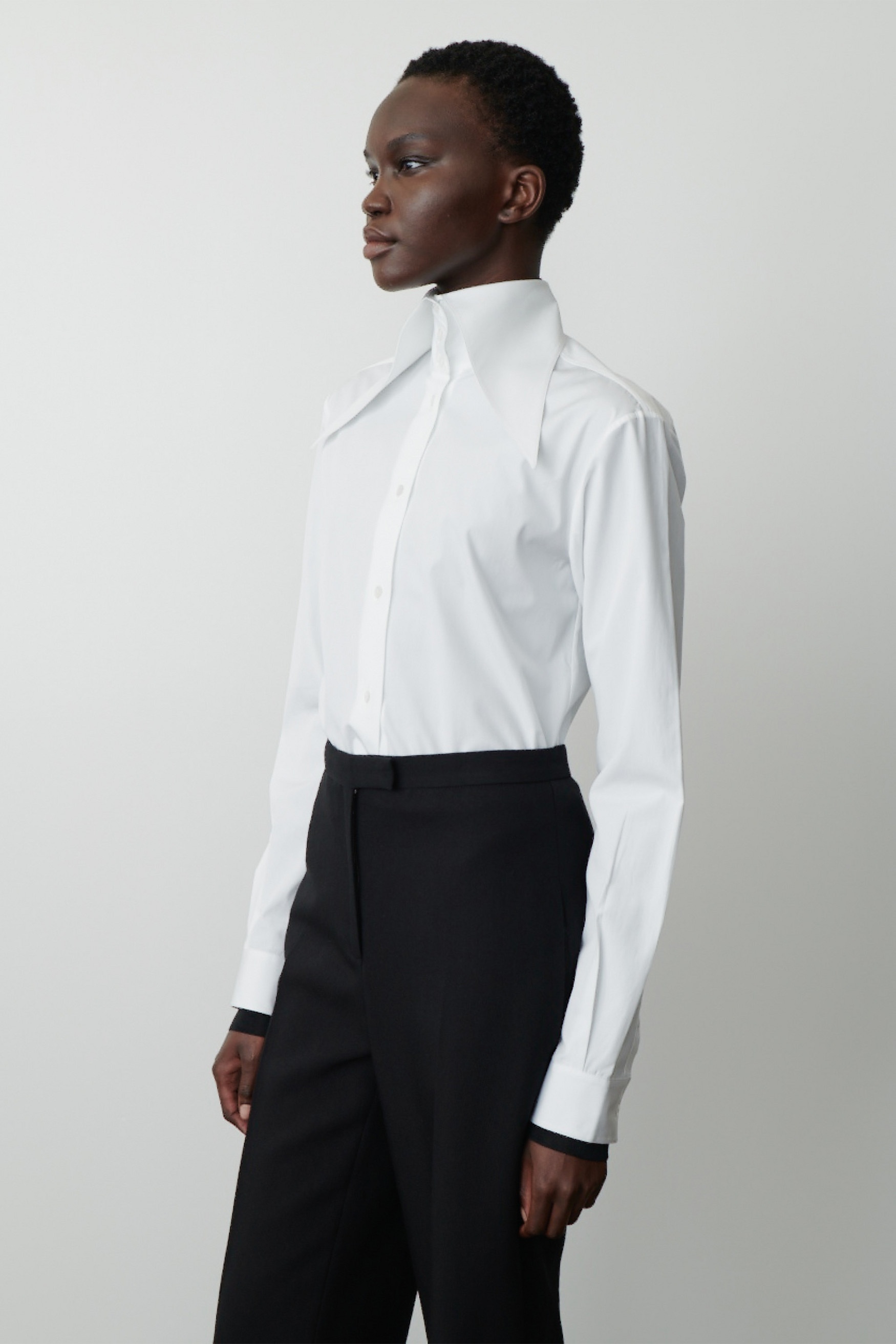 The Row Armelle Shirt in Cotton | REVERSIBLE