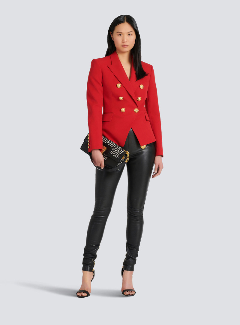 Balmain Grain de poudre double-breasted jacket outlook