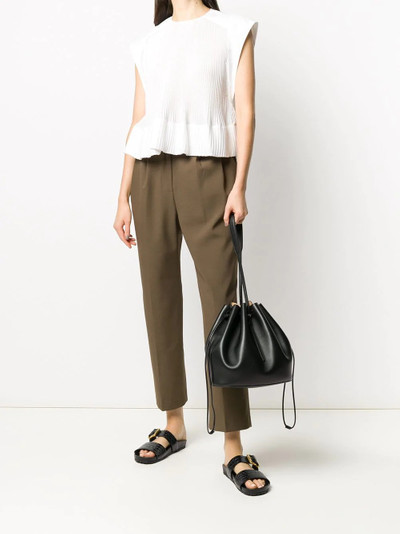 Jil Sander drawstring bucket bag outlook