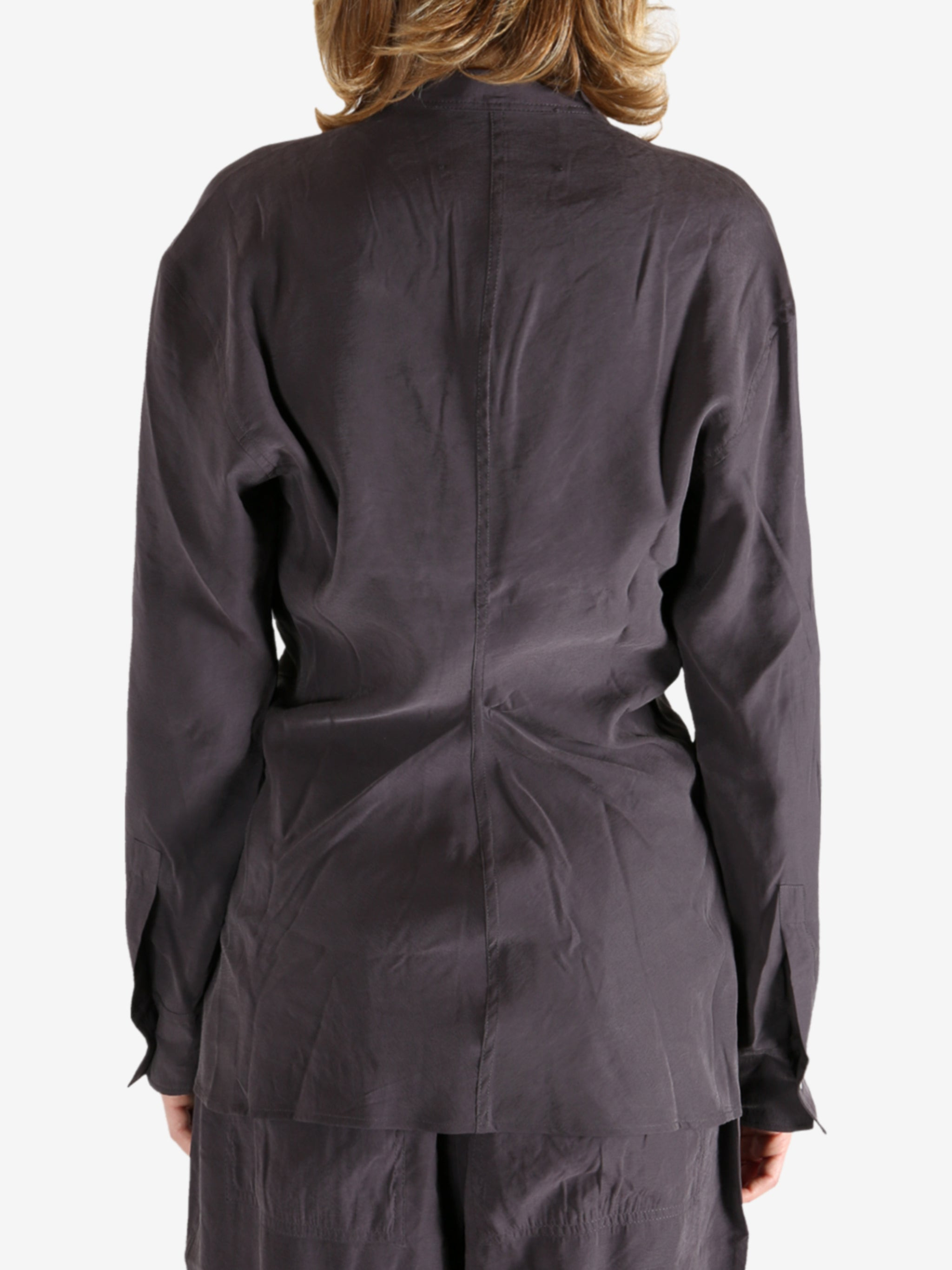 STUDIO NICHOLSON - Women V Neck Button Through Top - 3