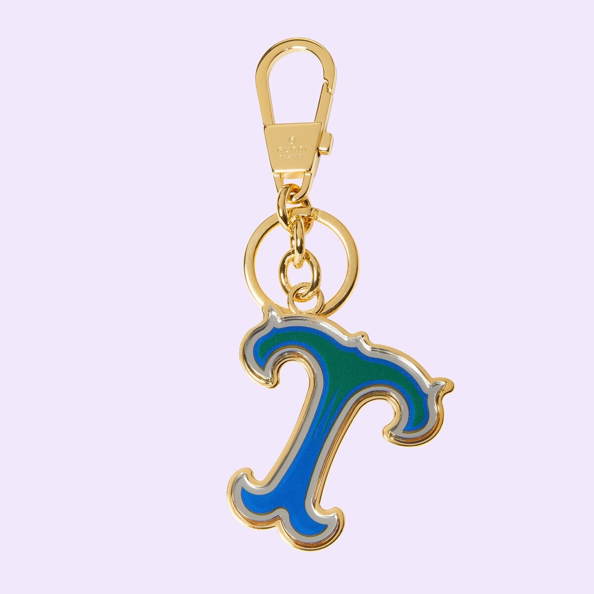 Letter T Plexiglas keychain - 1