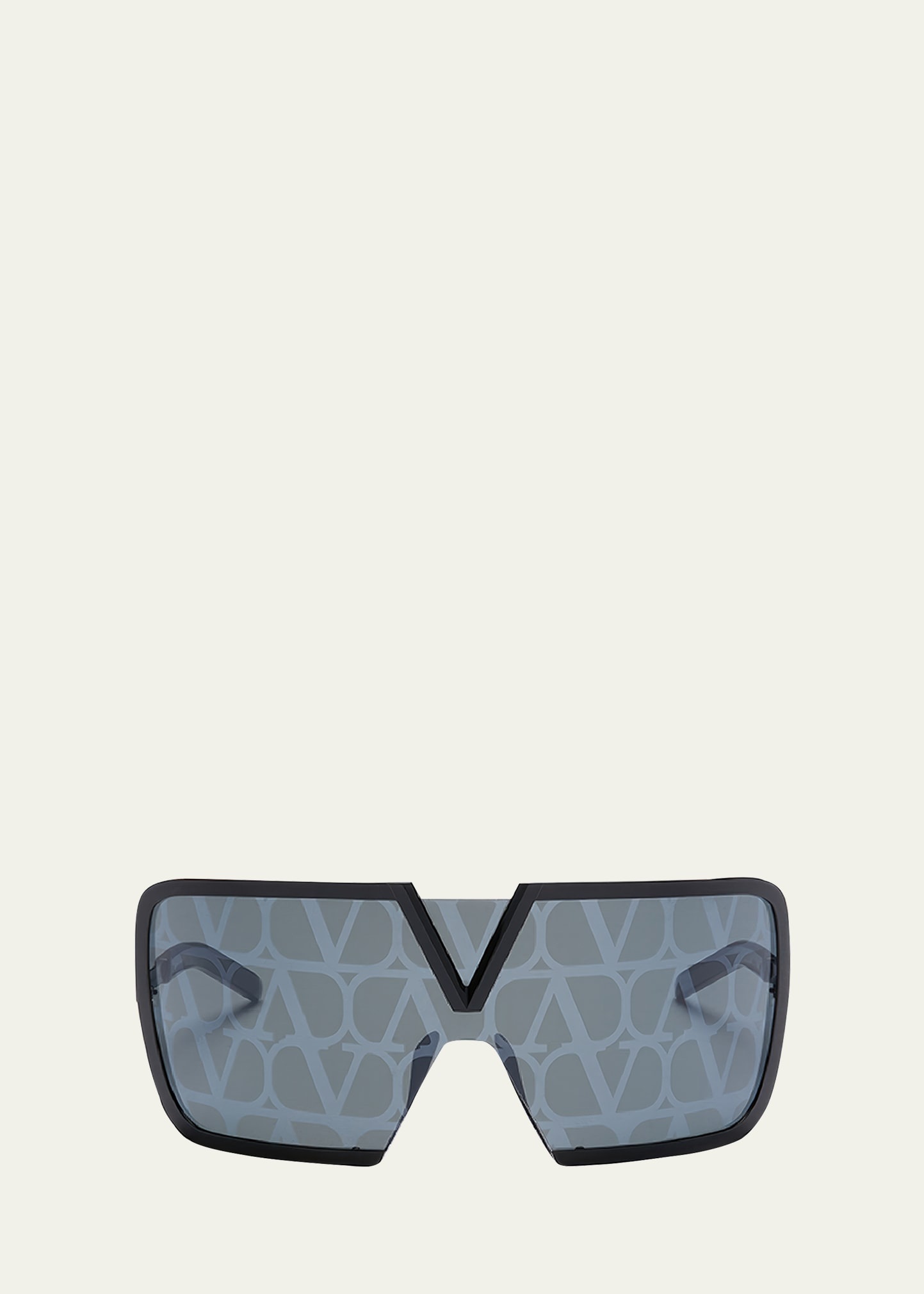 V-Romask Titanium & Acetate Shield Sunglasses - 1