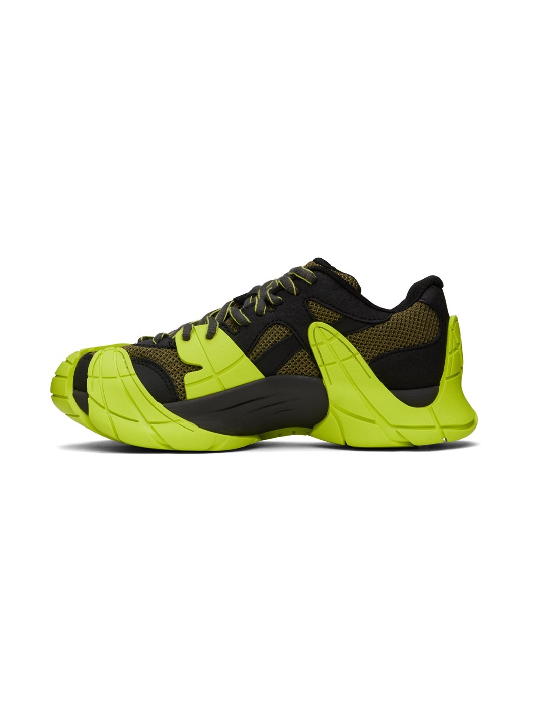 Black & Yellow Tormenta Sneakers - 3