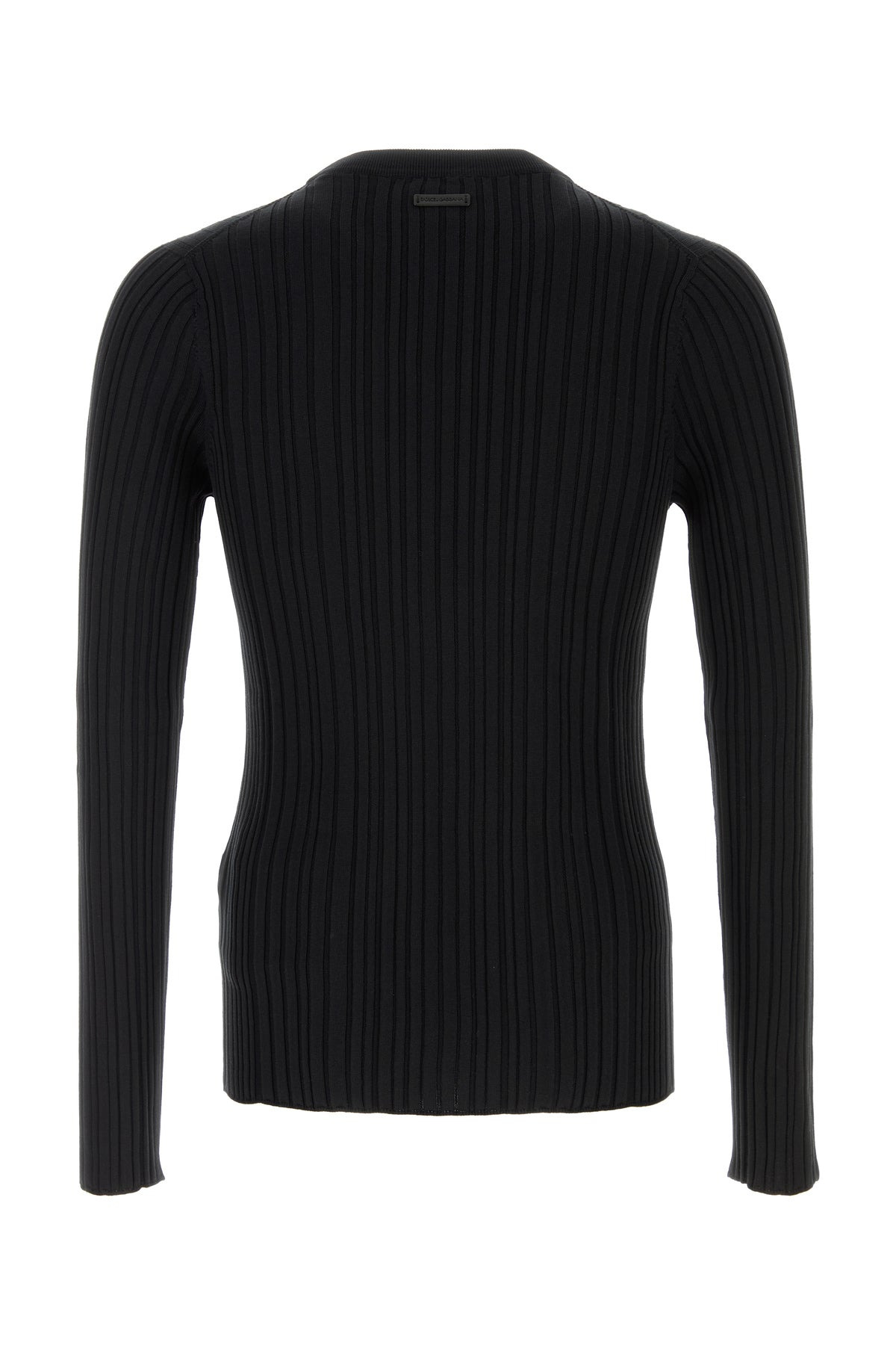 Black silk blend t-shirt - 2