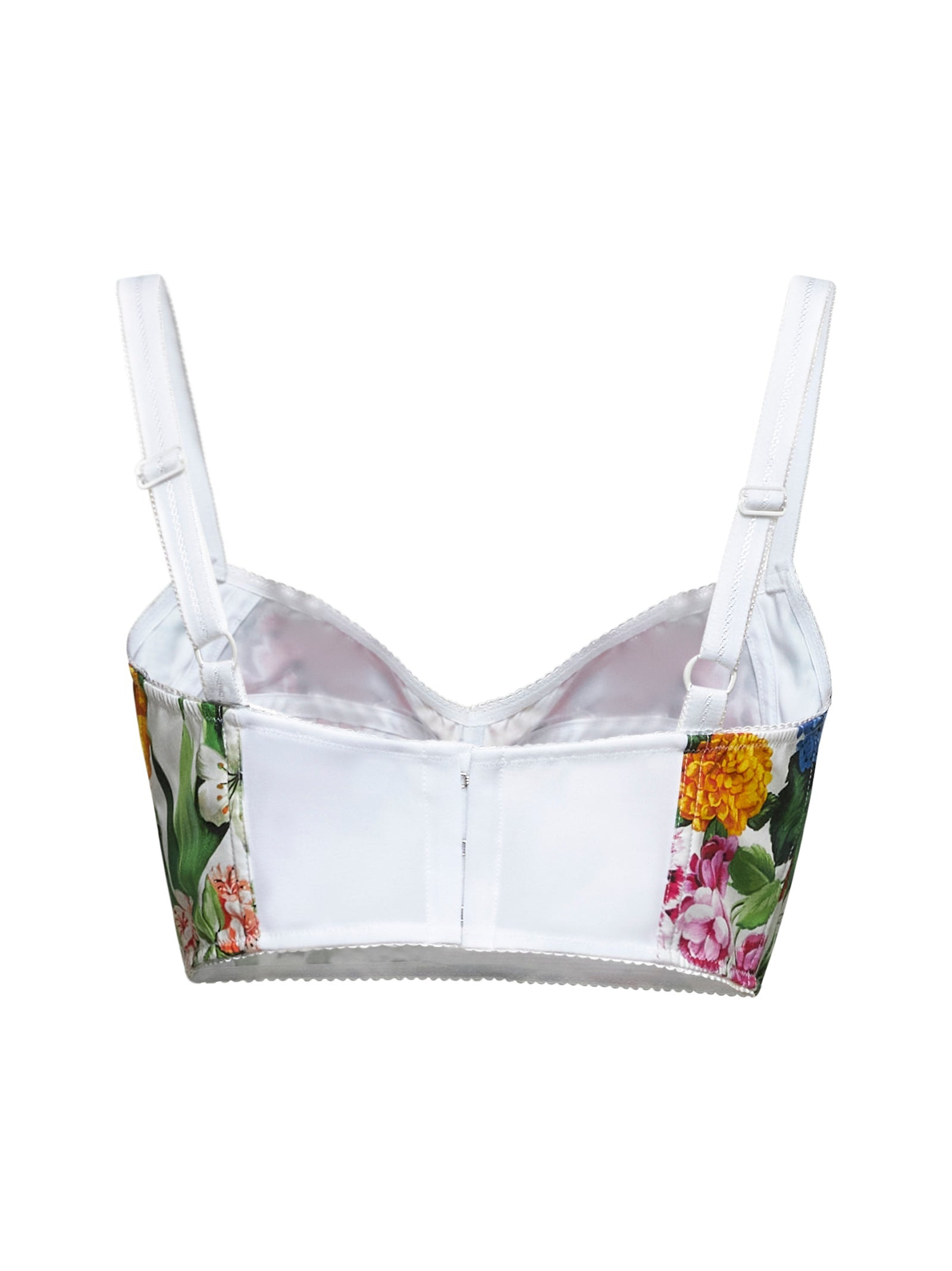 Dolce & Gabbana Women Floral Print Stretch Bralette Top - 2