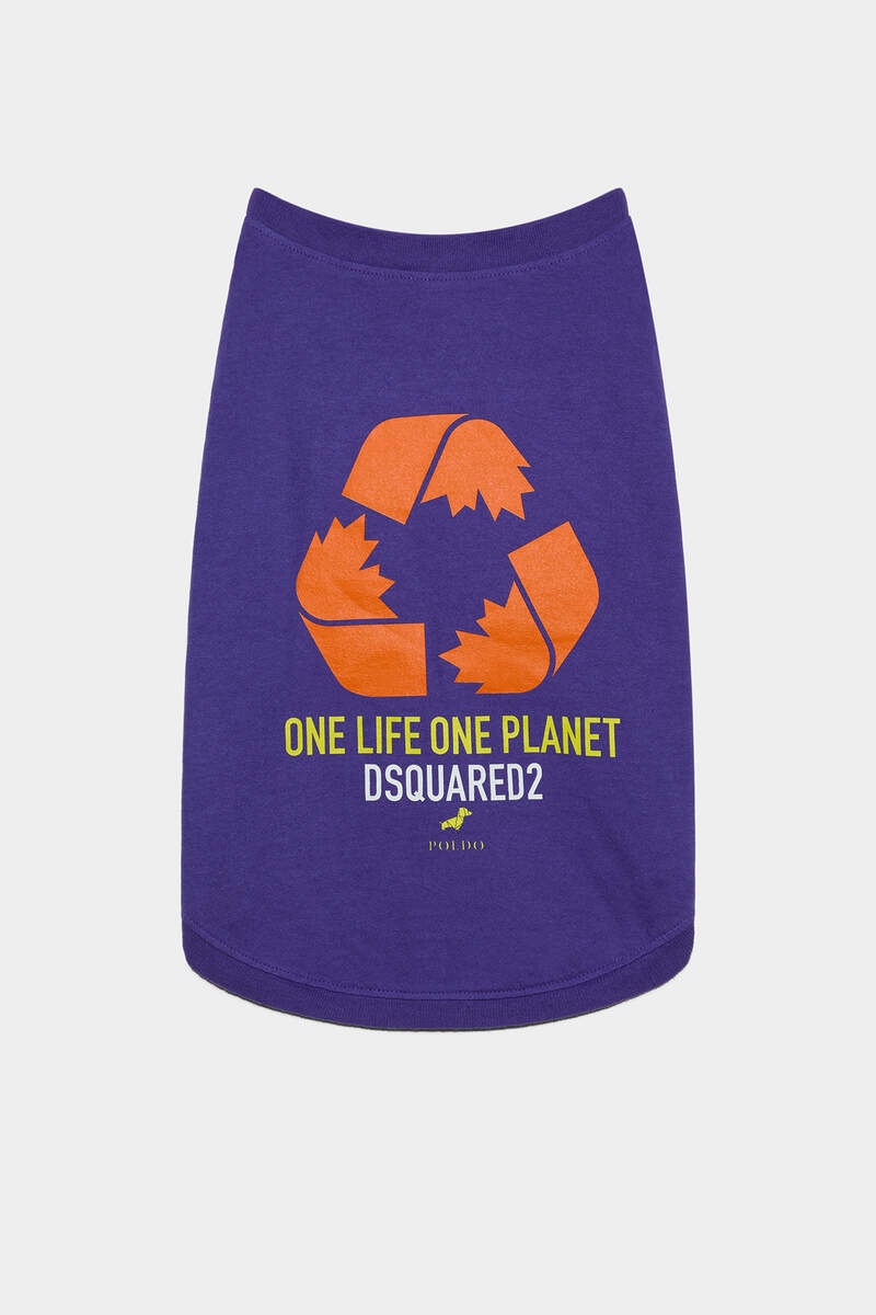 ONE LIFE ONE PLANET DOG T-SHIRT - 3