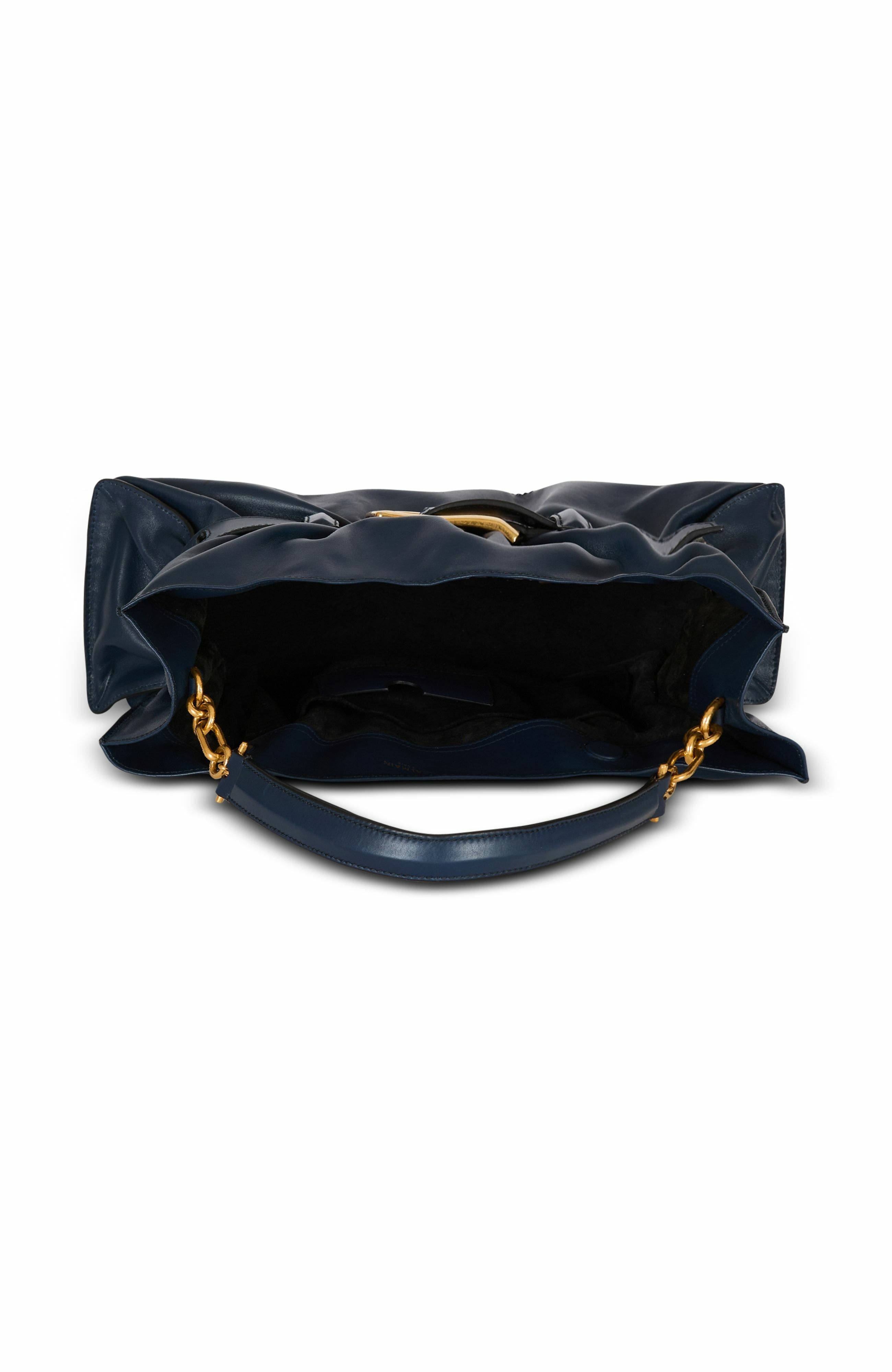 Balmain Medium Anthem Shoulder bag in leather in Blue at Nordstrom - 3