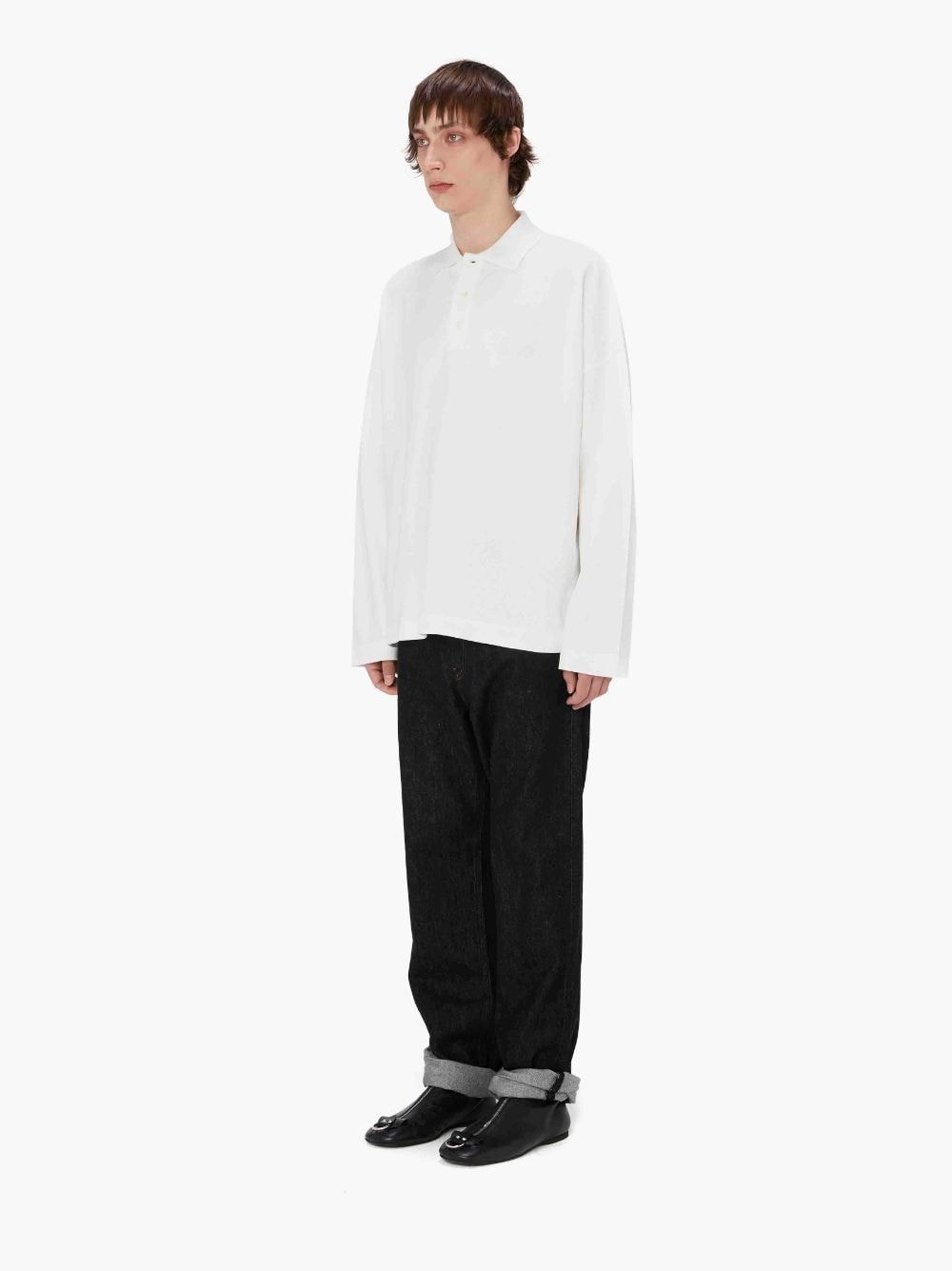 A.P.C. X JW ANDERSON - POLO MURRAY - LONG SLEEVE POLO SHIRT - 4