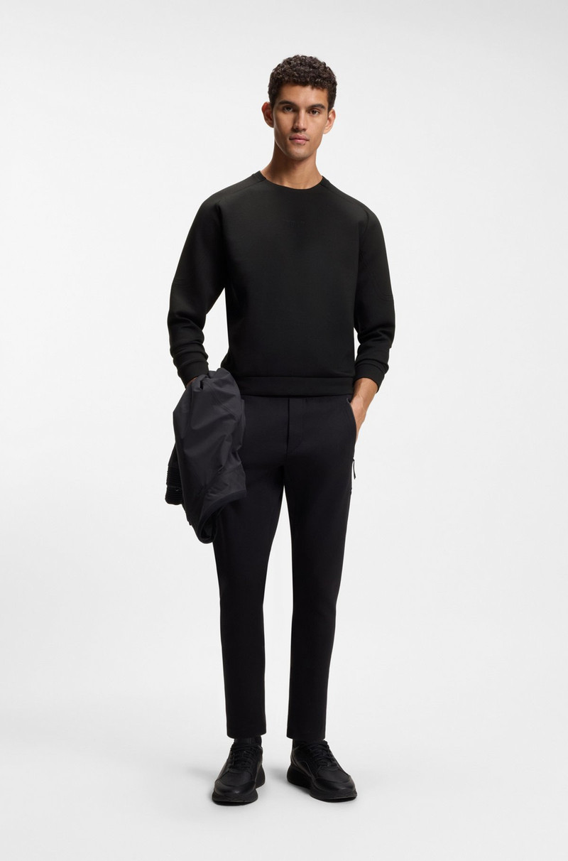 BOSS PORSCHE X BOSS SWEATSHIRT WITH REFLECTIVE LOGO outlook