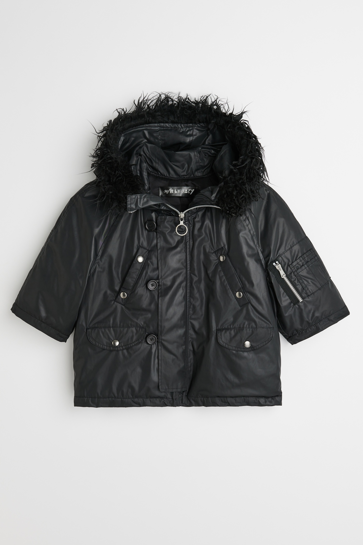 Tiny Parka Black Wax Mirage Tech - 7