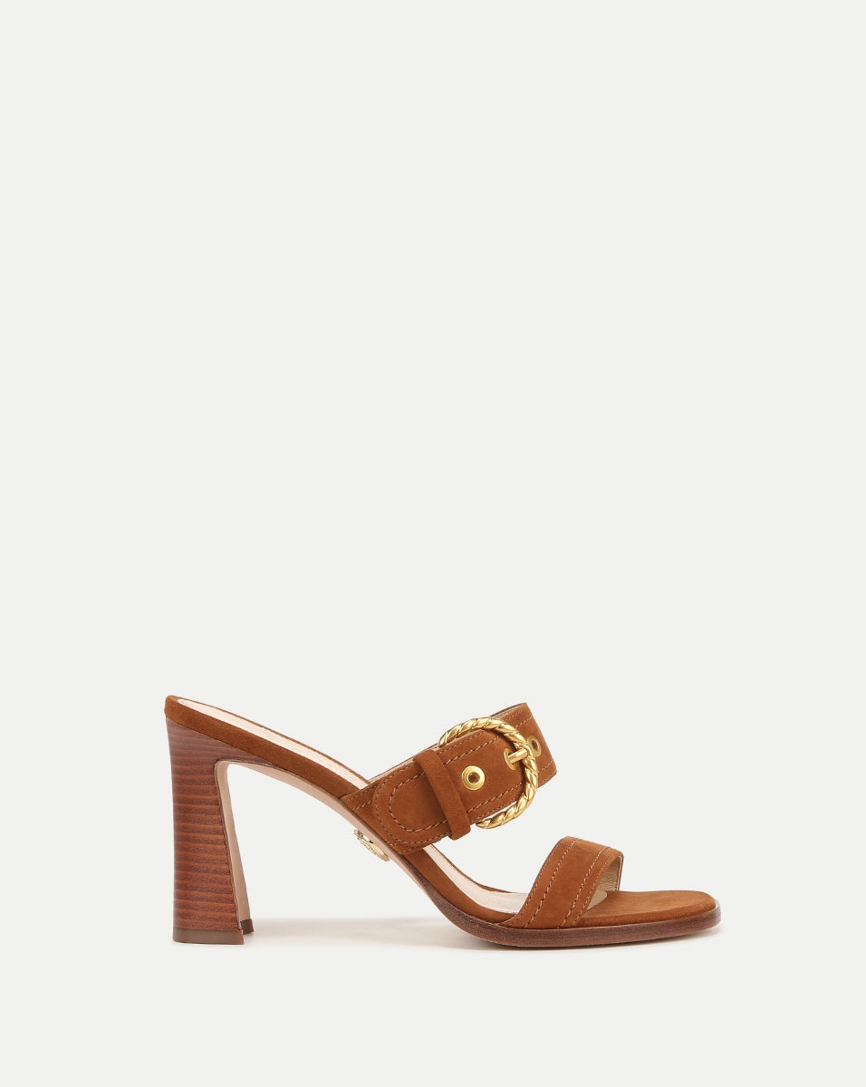 MARGAUX SUEDE BUCKLE SANDAL - 1