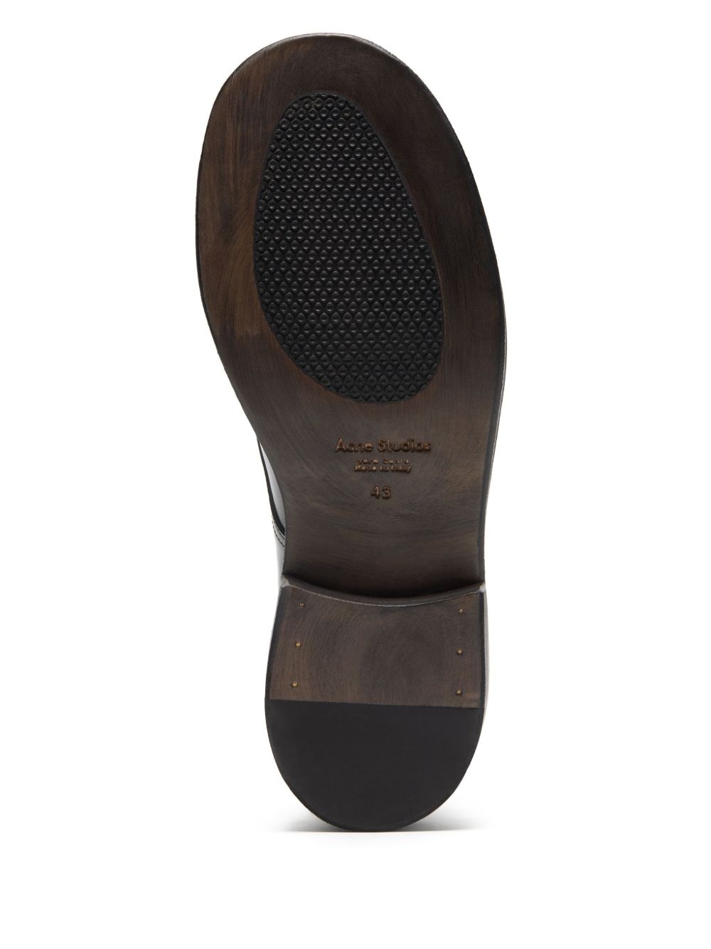 leather derby shoes - 4