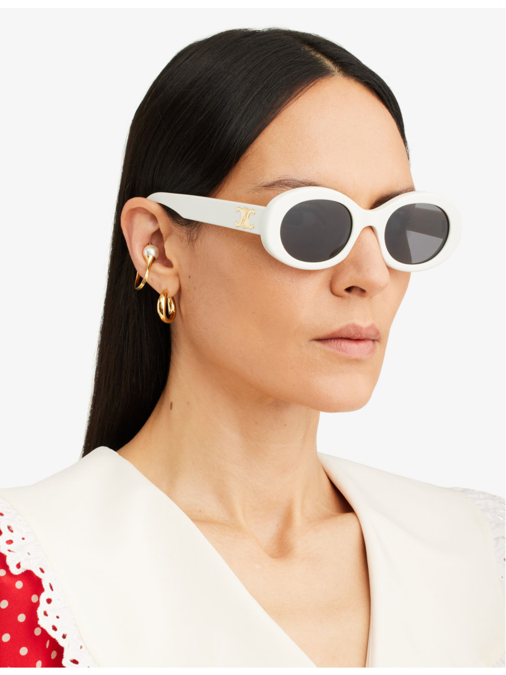 CL40194U oval-frame acetate sunglasses - 2