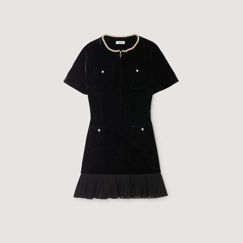MINI VELVET DRESS 1