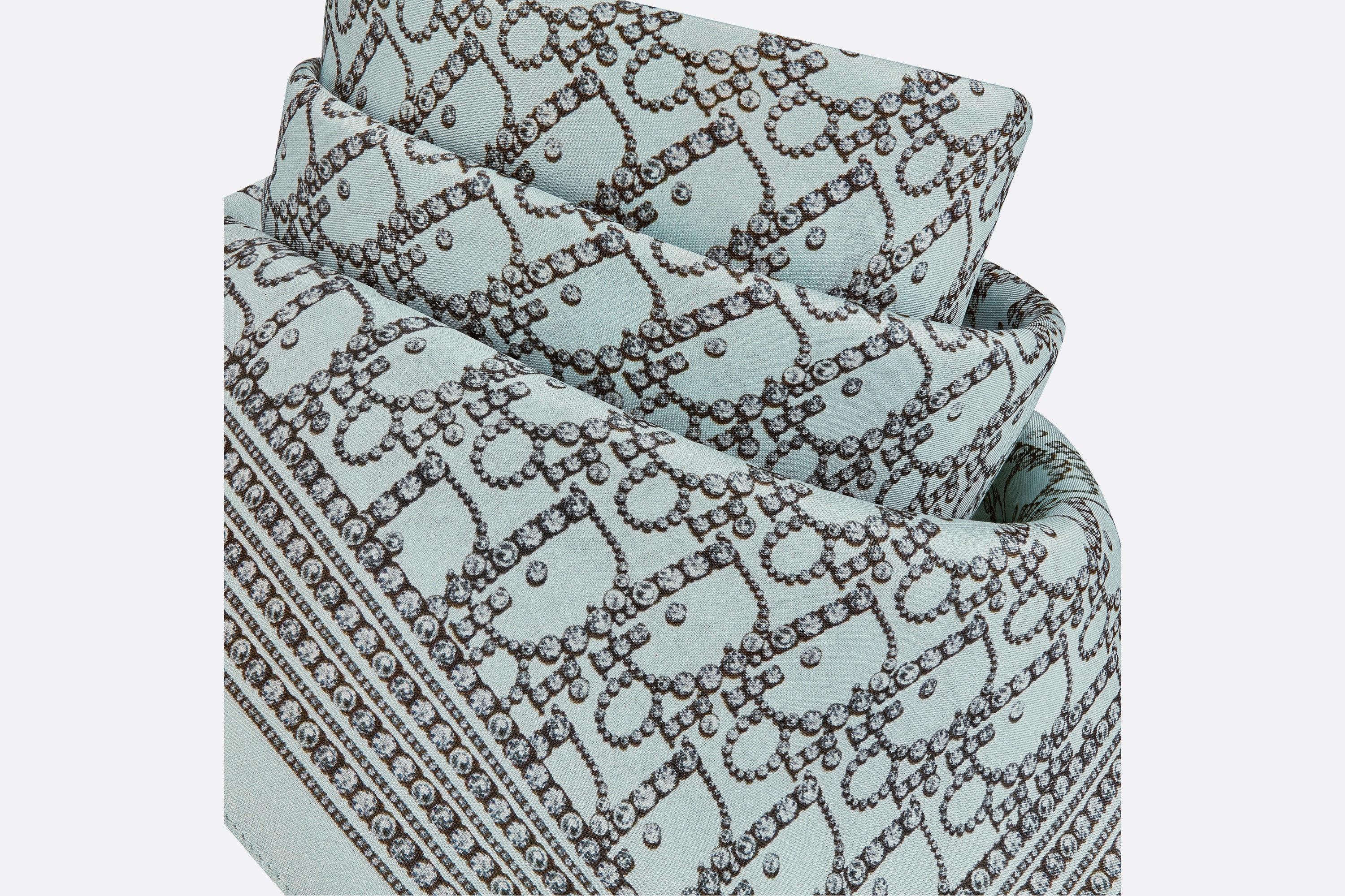 Dior Oblique Strass Bandana - 3