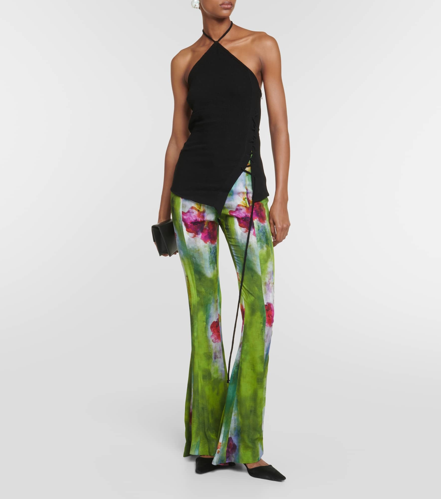 Asymmetric halterneck top - 2