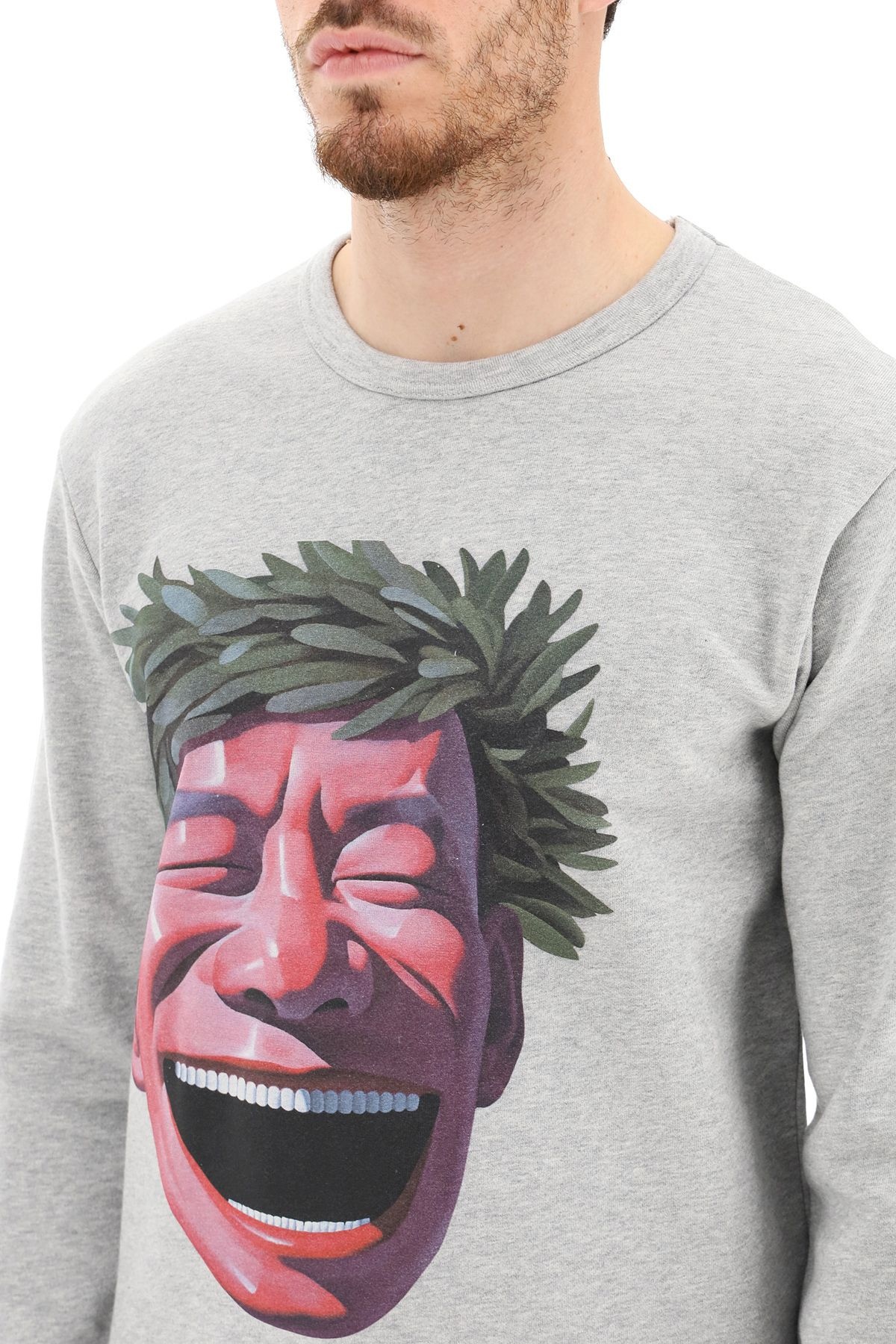 CREWNECK SWEATSHIRT WITH YUE NINJUN PRINT - 5