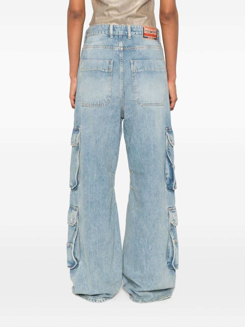 Cargo denim jeans - 3